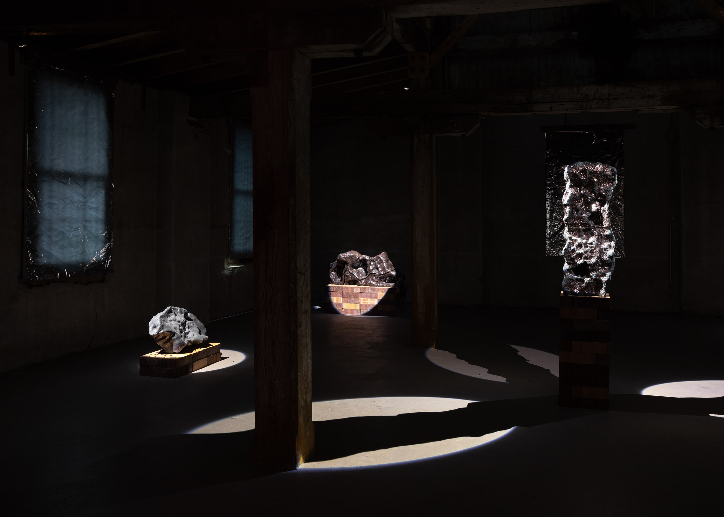 Installation View of "Memories of the Mountain," Studio Pararaum at the Visual Arts Centre of Clarington, 2024.