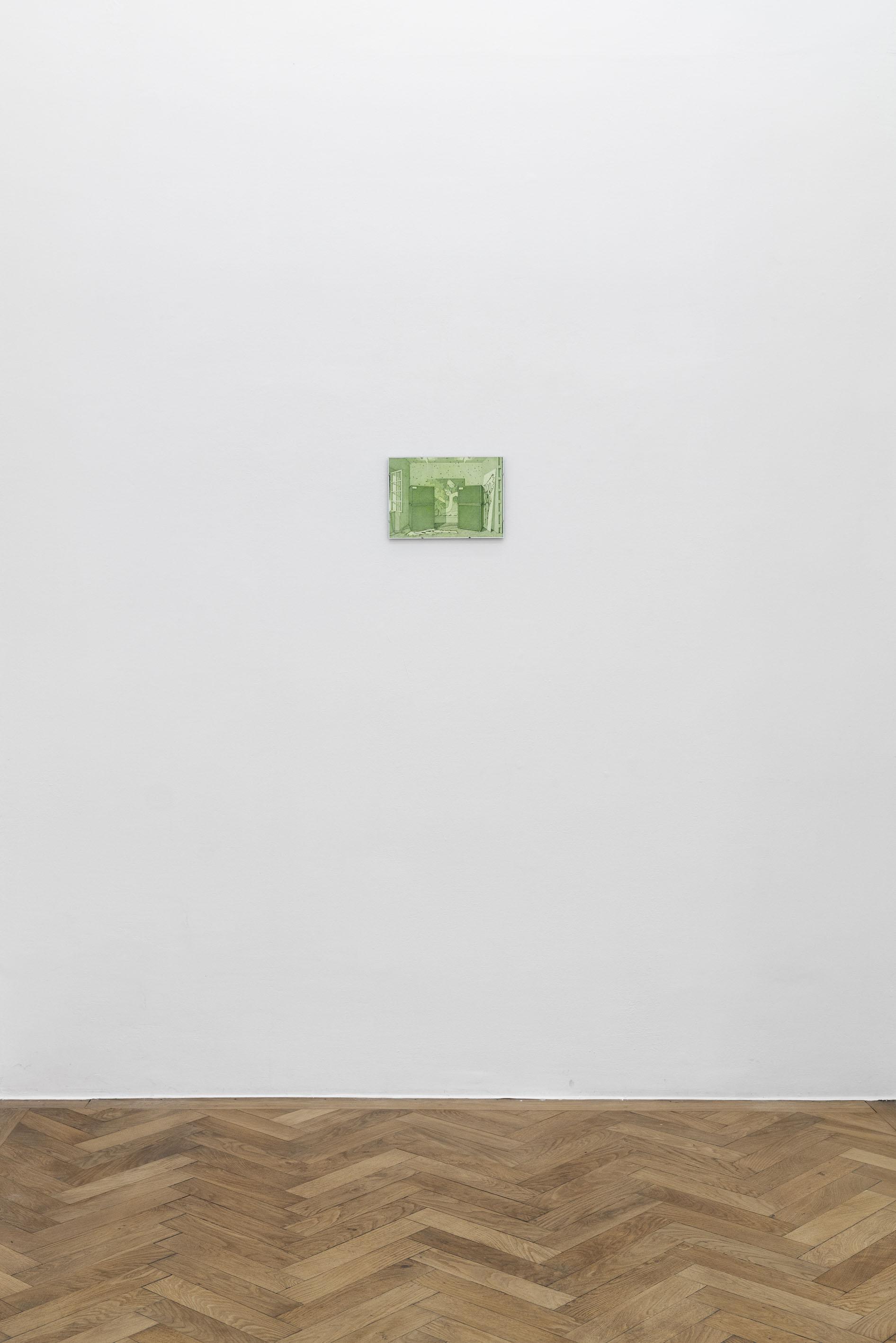 Wolfgang Matuschek, Pizza, Taxi, Radio, 2024, exhibition view at Sperling
