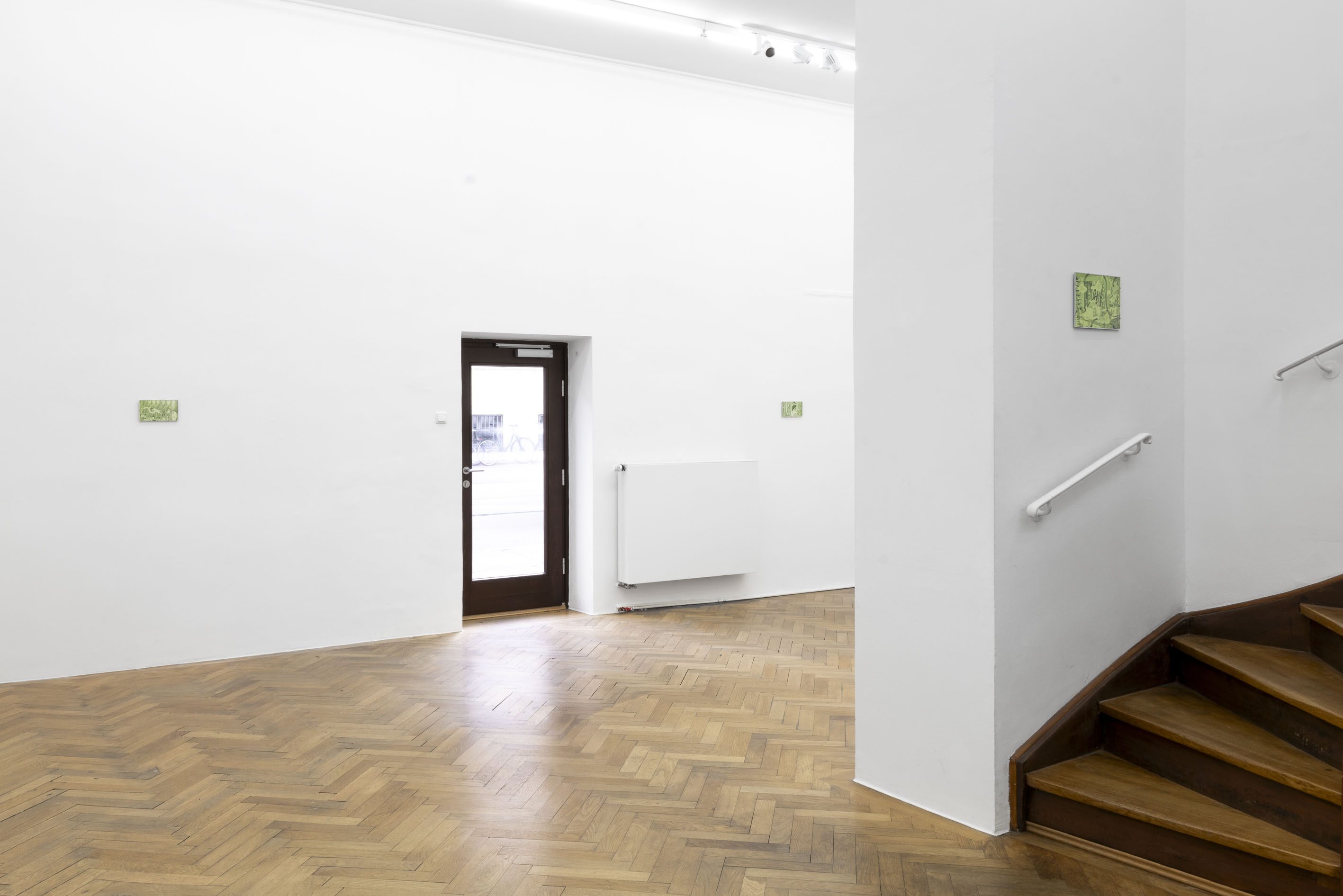 Wolfgang Matuschek, Pizza, Taxi, Radio, 2024, exhibition view at Sperling
