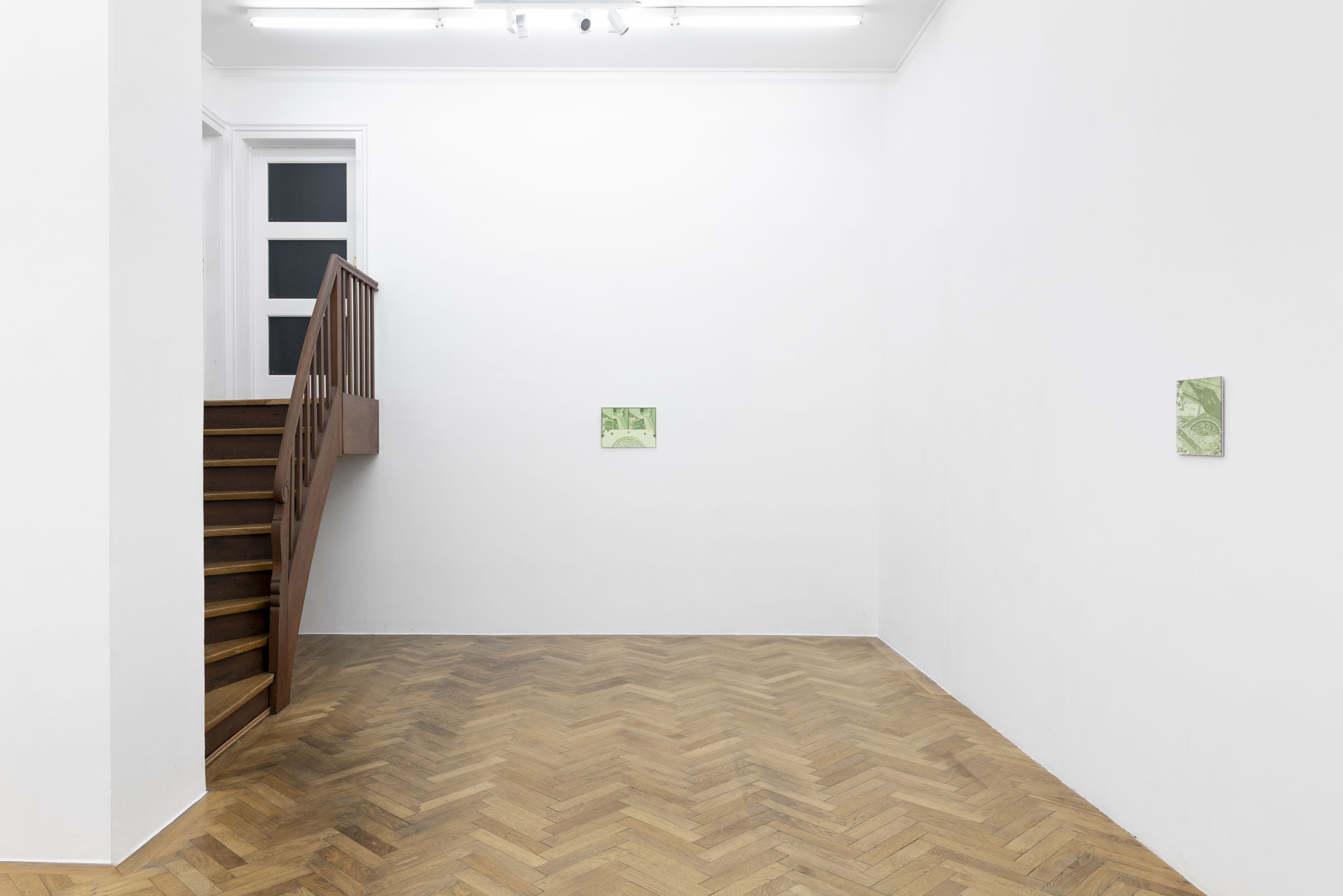 Wolfgang Matuschek, Pizza, Taxi, Radio, 2024, exhibition view at Sperling