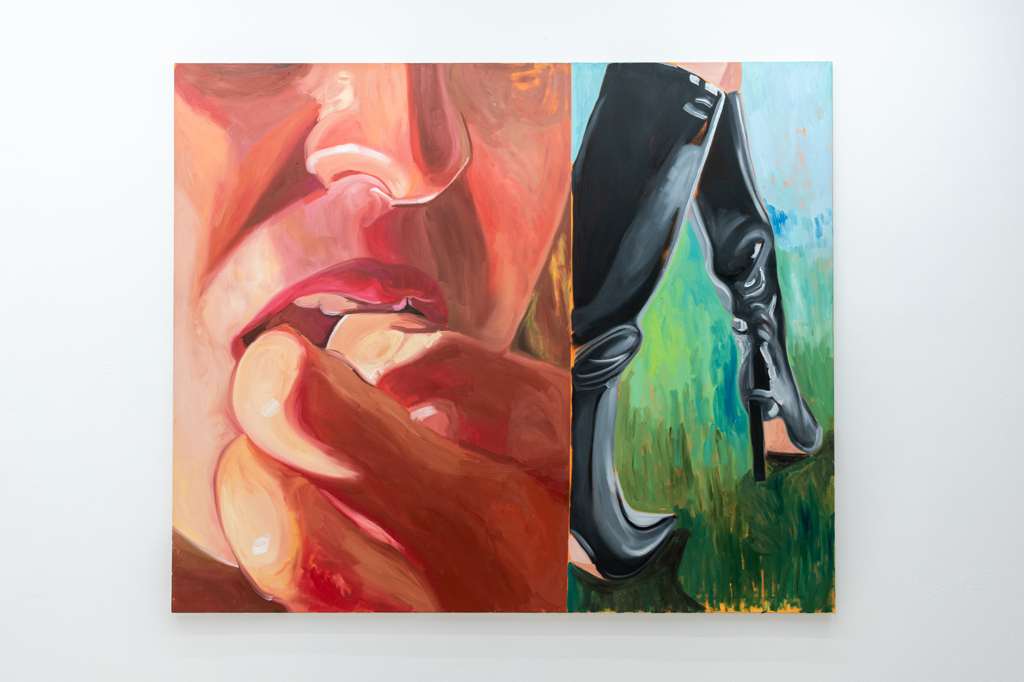 Leaving, 2024, Oil on Canvas, 150 x 180 cm