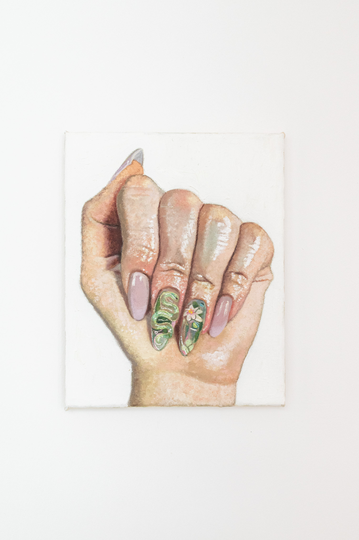 Sharp Memories of Garden of Eden, 2024, Oil on canvas, 24 x 20 cm