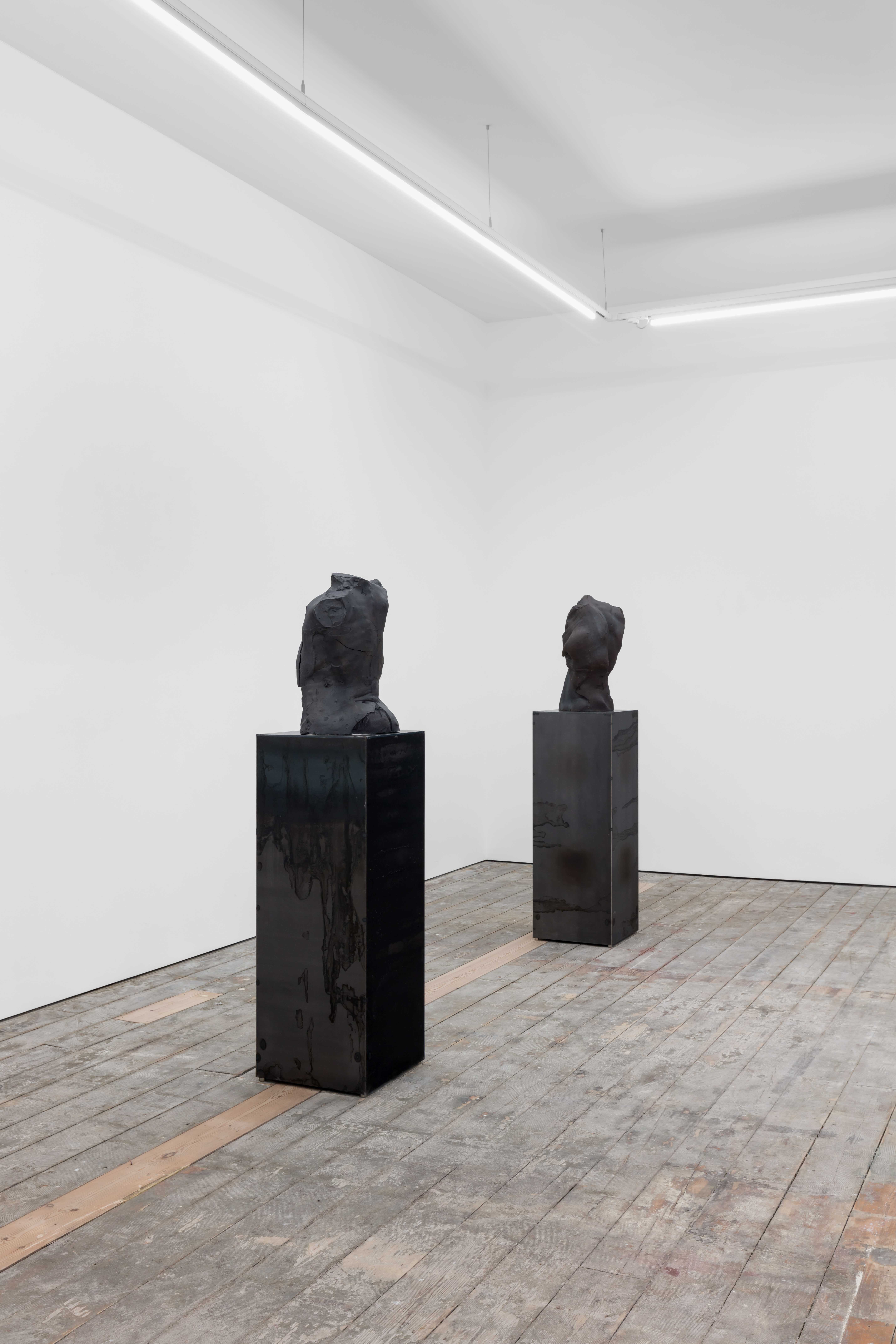 Installation view: Hugo Servanin, Environment 12, solo exhibition at NıCOLETTı, London, 2024. Photo: Jack Elliot Edwards.