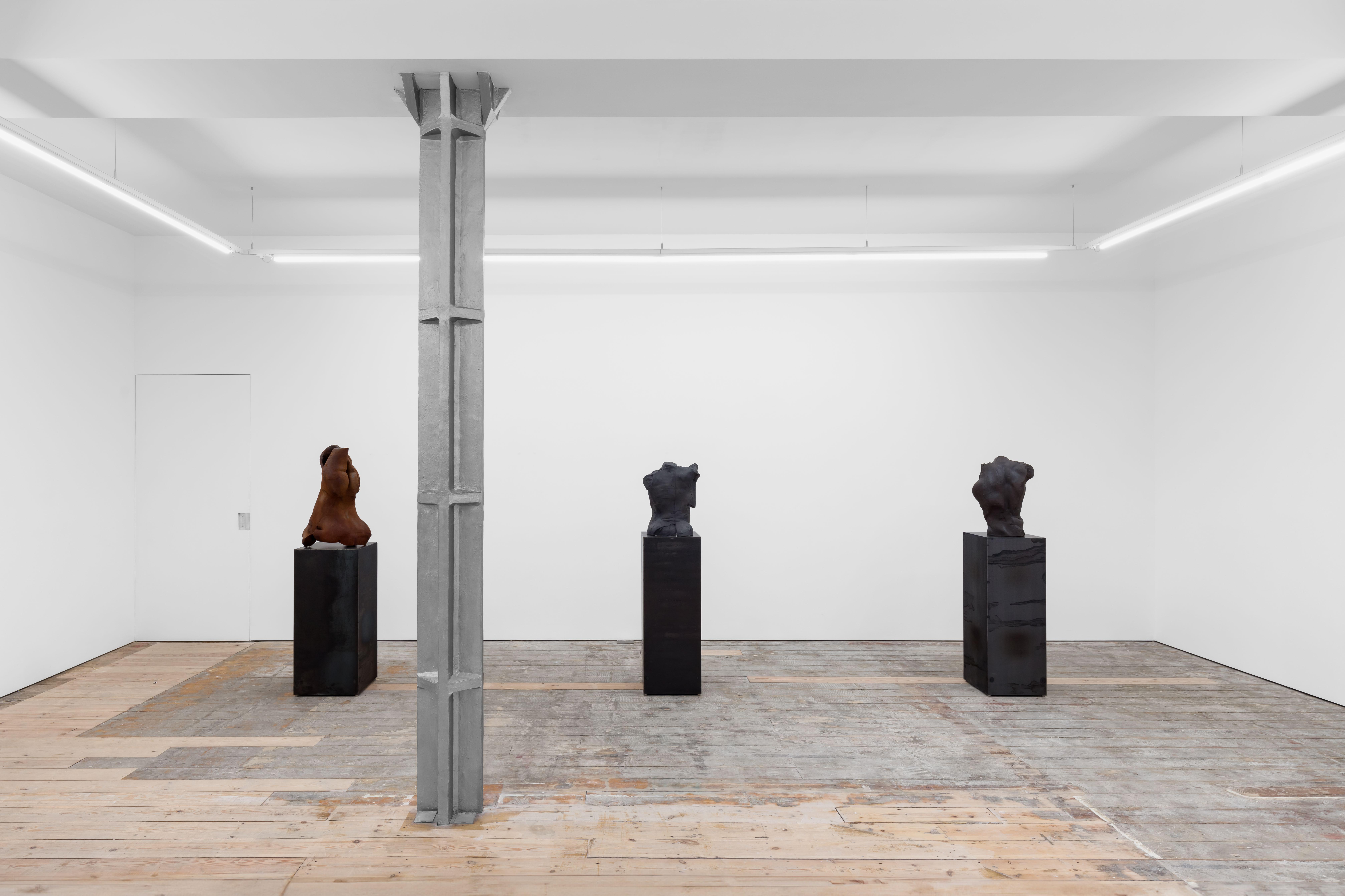 Installation view: Hugo Servanin, Environment 12, solo exhibition at NıCOLETTı, London. Photo: Jack Elliot Edwards.