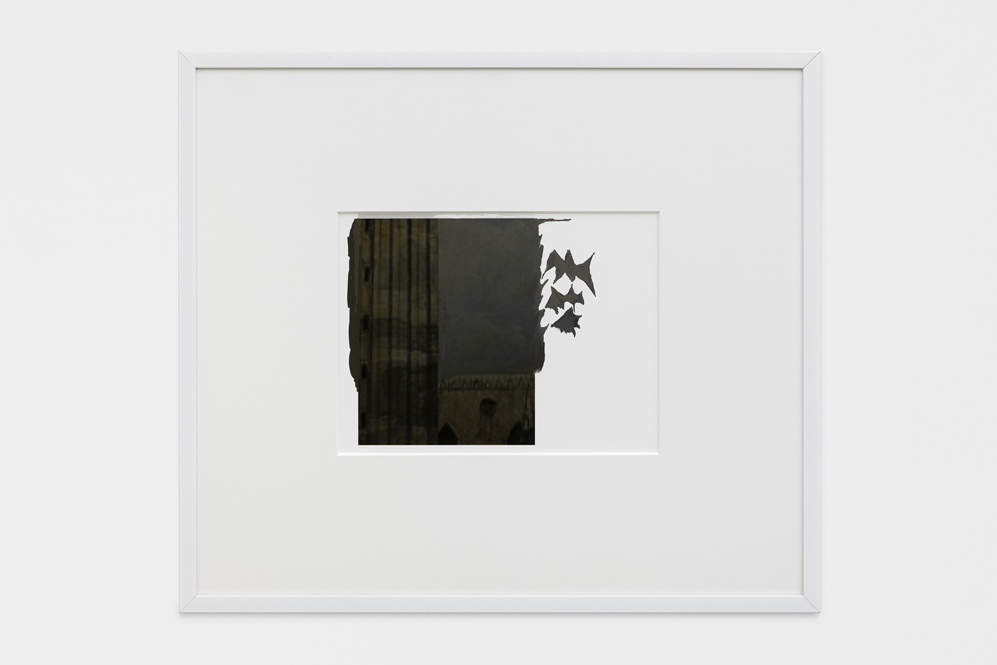 Josef Strau, Canaletto 3, 2024, retouched photos, digital colored print, 35x40 cm, Courtesy the artist and Diana, Milan