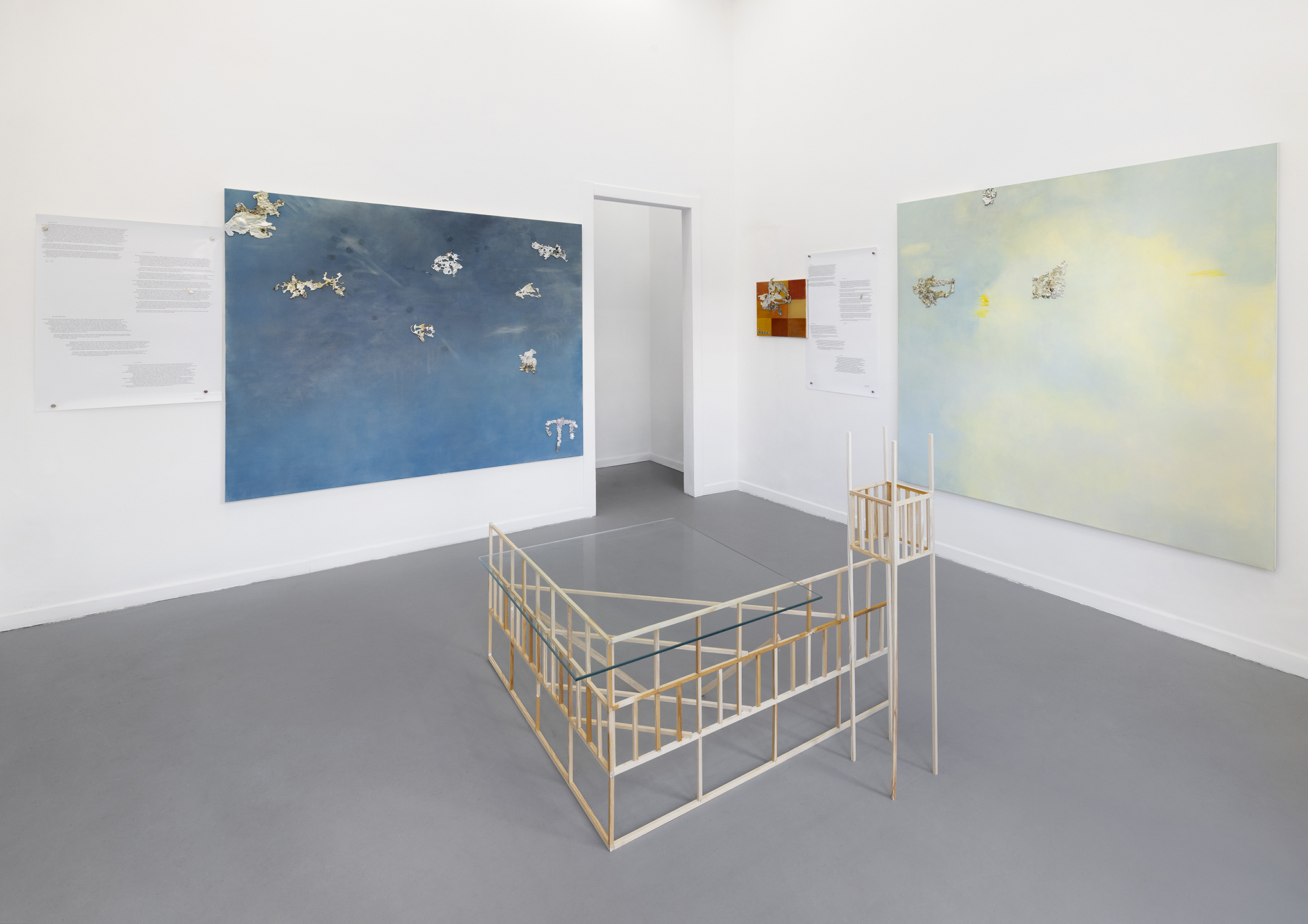 Josef Strau, Itâs a Capriccio, 2024, installation view at Diana, Milan, Courtesy the artist and Diana, Milan