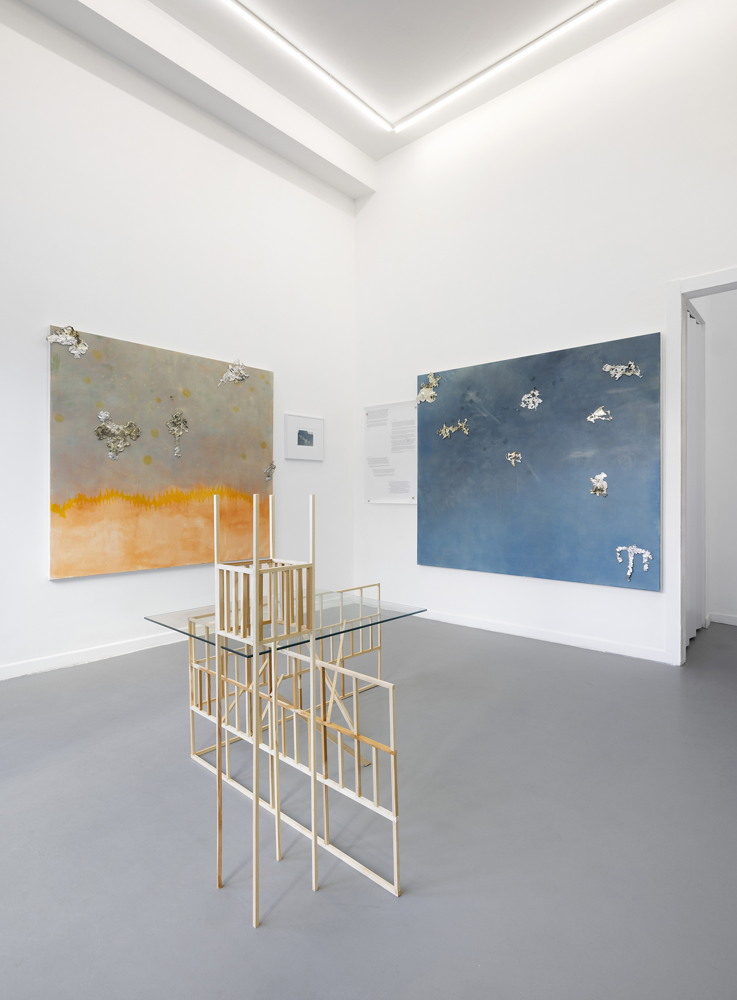 Josef Strau, Itâs a Capriccio, 2024, installation view at Diana, Milan, Courtesy the artist and Diana, Milan
