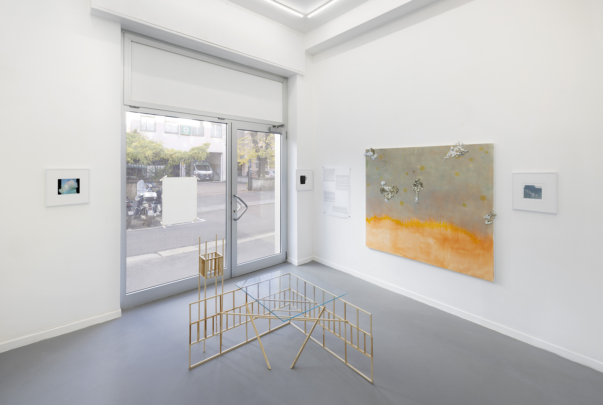 Josef Strau, Itâs a Capriccio, 2024, installation view at Diana, Milan, Courtesy the artist and Diana, Milan