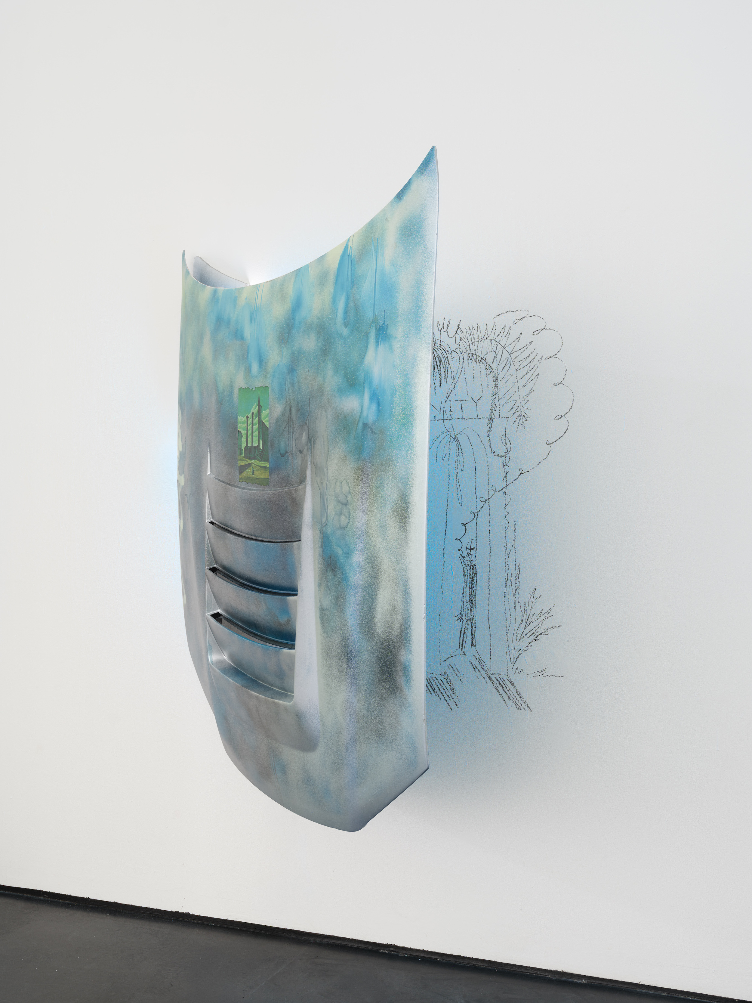 Niko Abramidis &NE, Cryptic Shrine (old economy failed acceleration), 2024 | Courtesy of max goelitz | Copyright of the artist