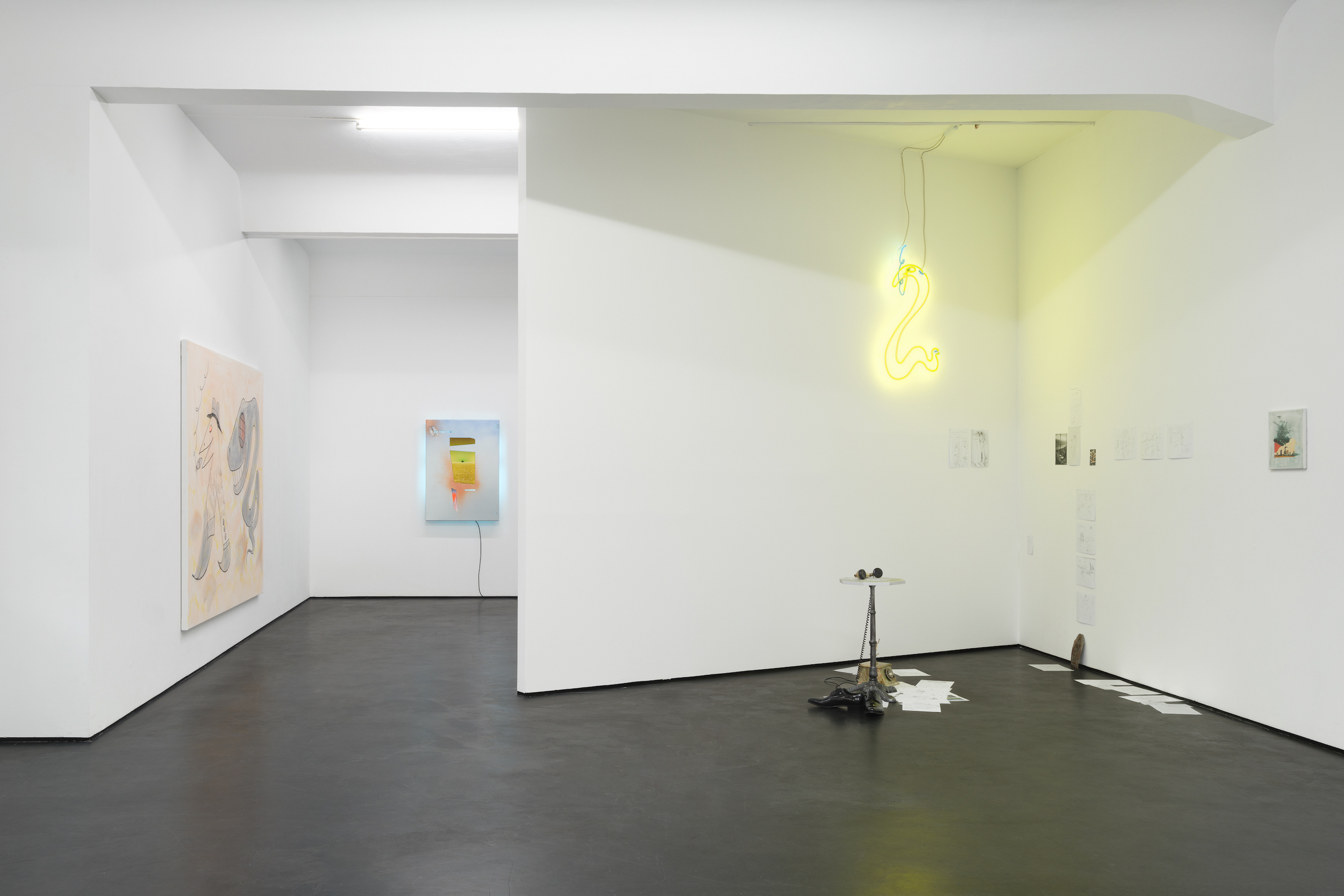 Installation view, present pendulum, 2024 | Courtesy of max goelitz | Copyright of the artist