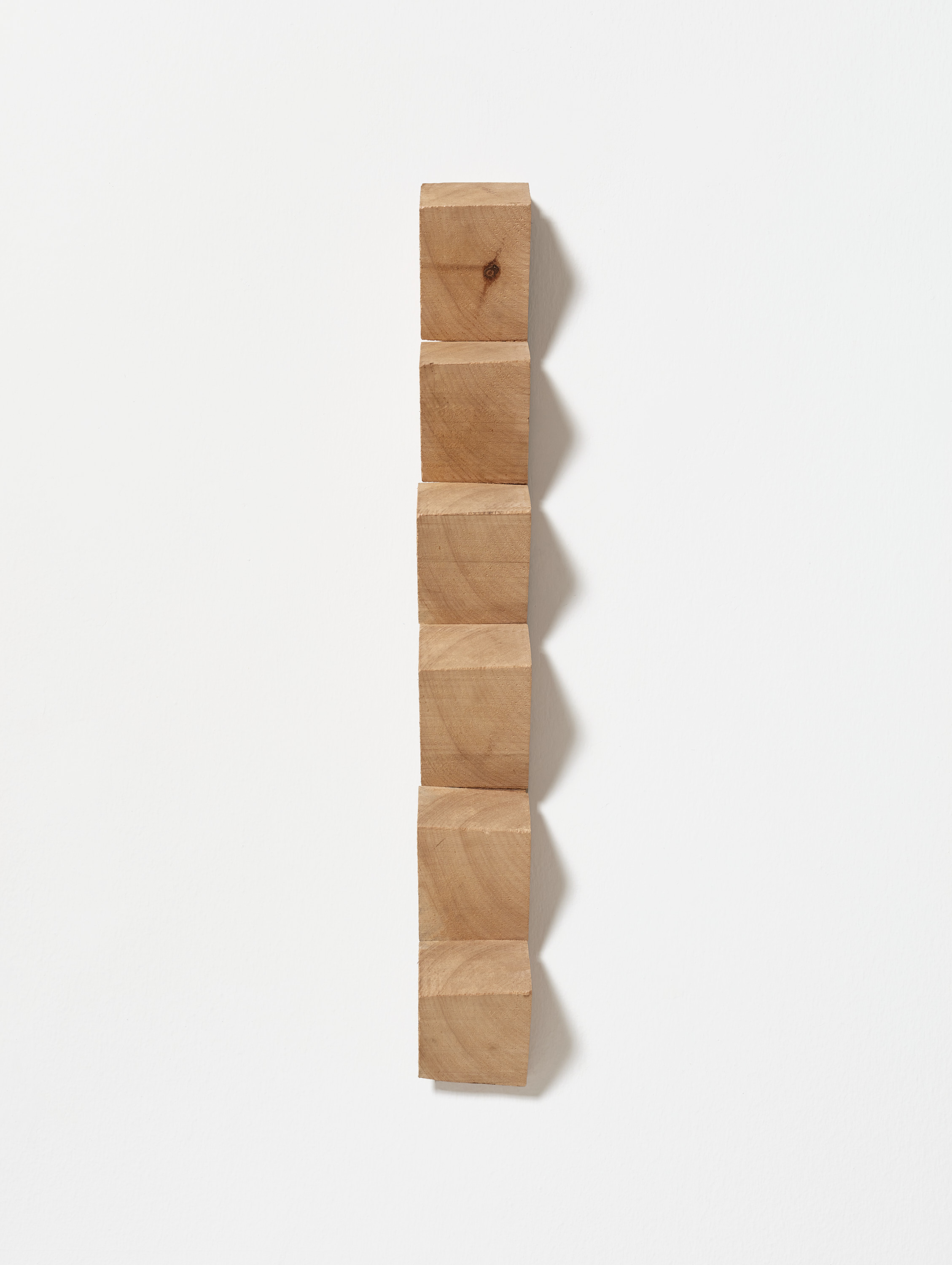 Richard Nonas, Untitled, 2018, wood, cm. 83x10x12, inches 32 43/64 x 3 15/16 x 3 15/16 (Courtesy of Richard Nonas Estate and P420, Bologna) (Photo credit Carlo Favero)
