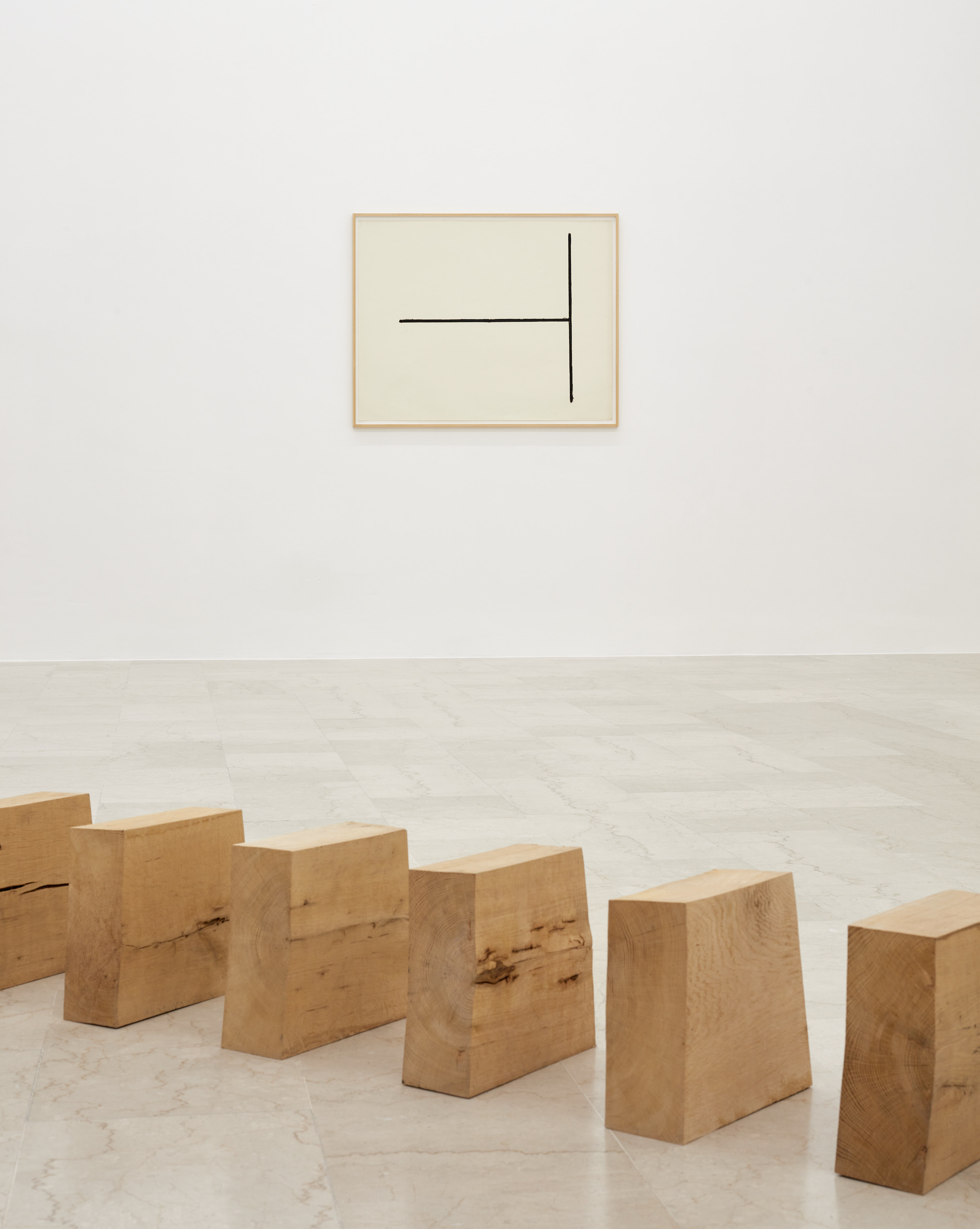 Richard Nonas, 2024, installation view, P420, Bologna (Courtesy P420, Bologna) (Photo credit Carlo Favero)