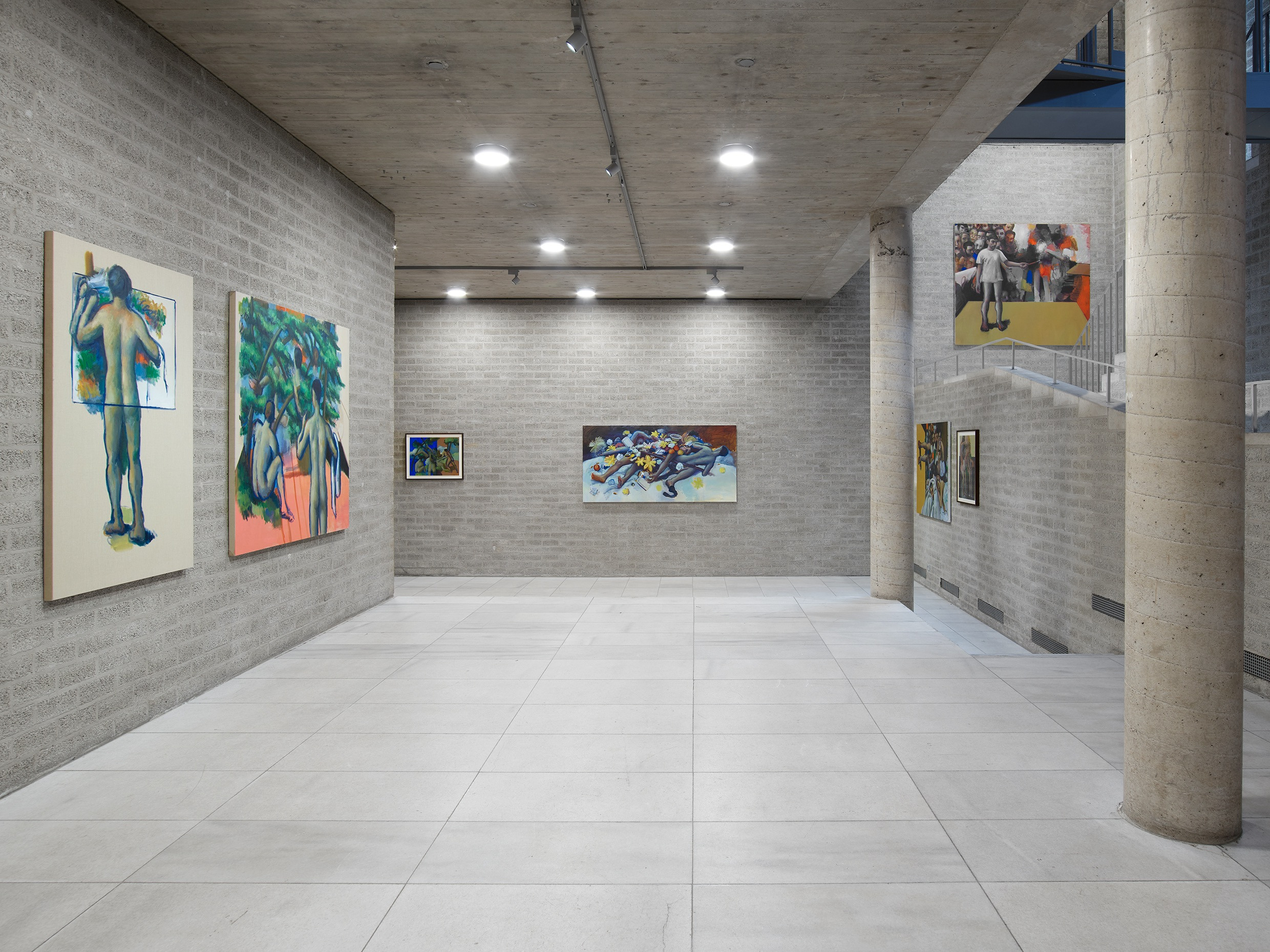 Installation view: Murat Önen: malen, tanzen… weiterschauen, Galerie Max Mayer, Schmela Haus, Düsseldorf, 2024