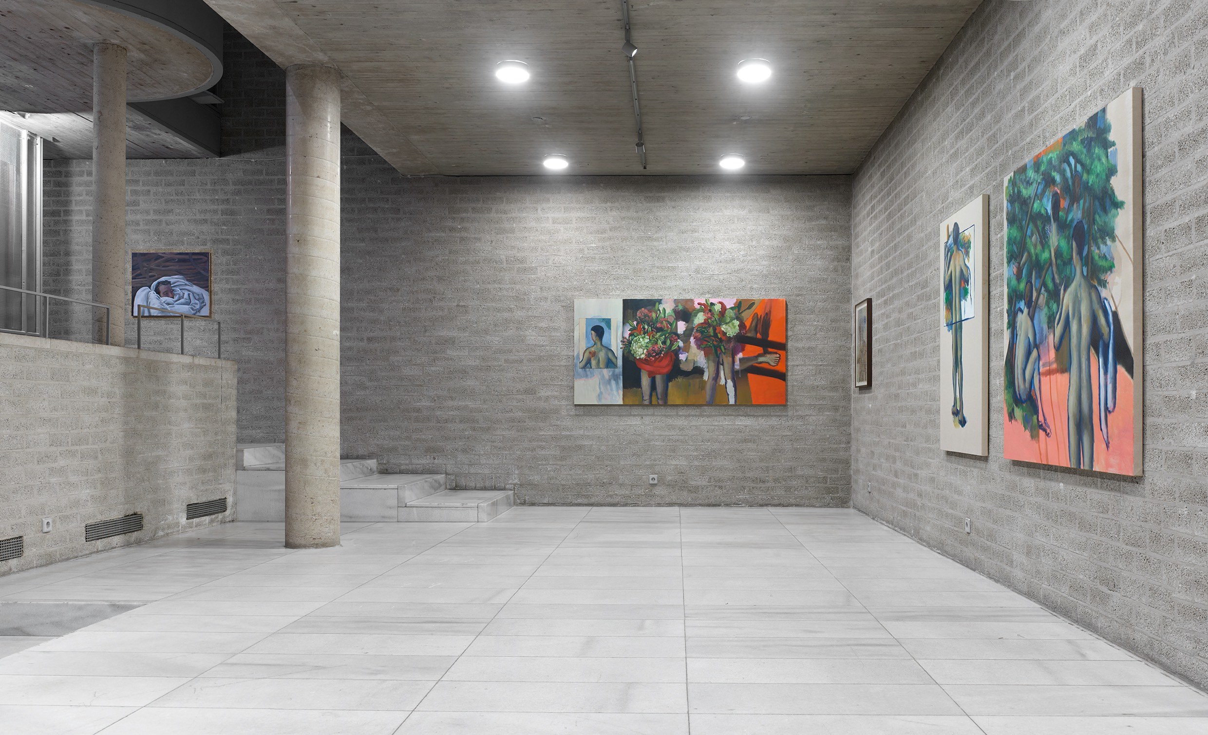 Installation view: Murat Önen: malen, tanzen… weiterschauen, Galerie Max Mayer, Schmela Haus, Düsseldorf, 2024