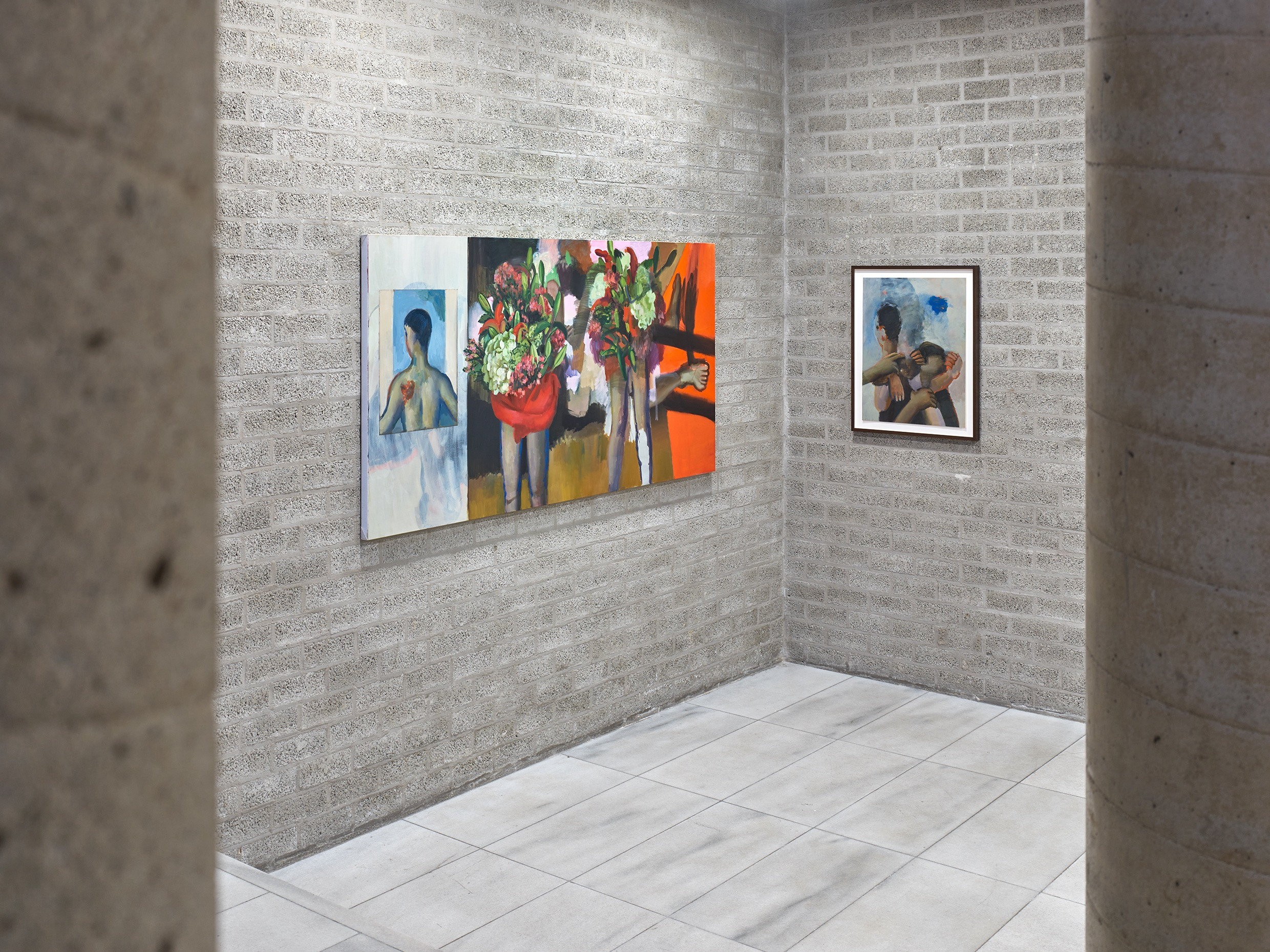Installation view: Murat Önen: malen, tanzen… weiterschauen, Galerie Max Mayer, Schmela Haus, Düsseldorf, 2024