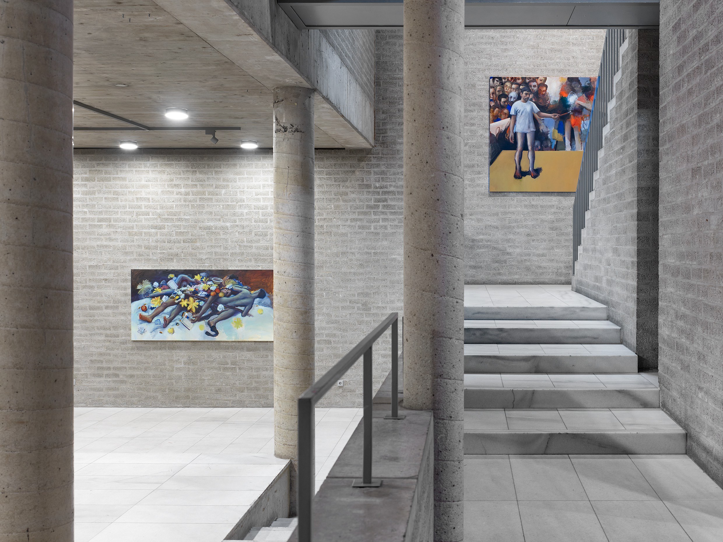 Installation view: Murat Önen: malen, tanzen… weiterschauen, Galerie Max Mayer, Schmela Haus, Düsseldorf, 2024