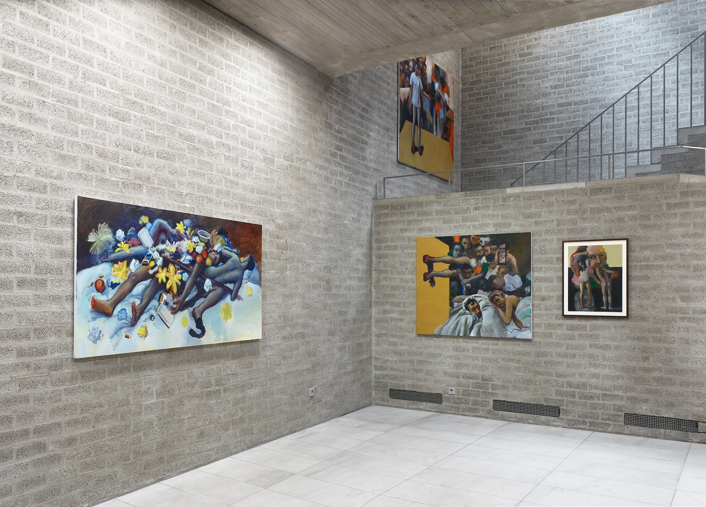 Installation view: Murat Önen: malen, tanzen… weiterschauen, Galerie Max Mayer, Schmela Haus, Düsseldorf, 2024