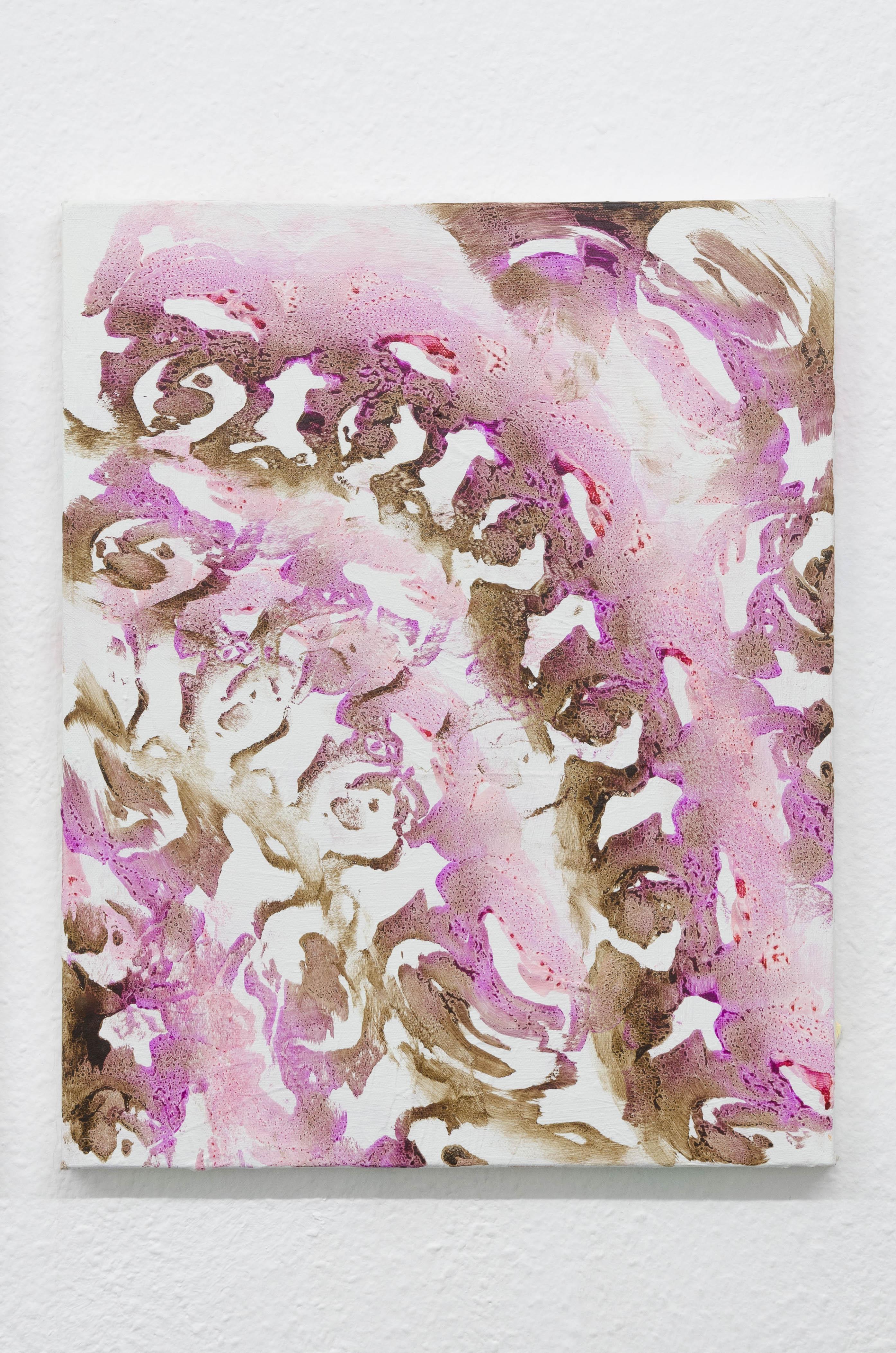 Zoe Barcza, Zoeâs Priorities D, 2024, Acrylic on canvas, 51cm x 41cm