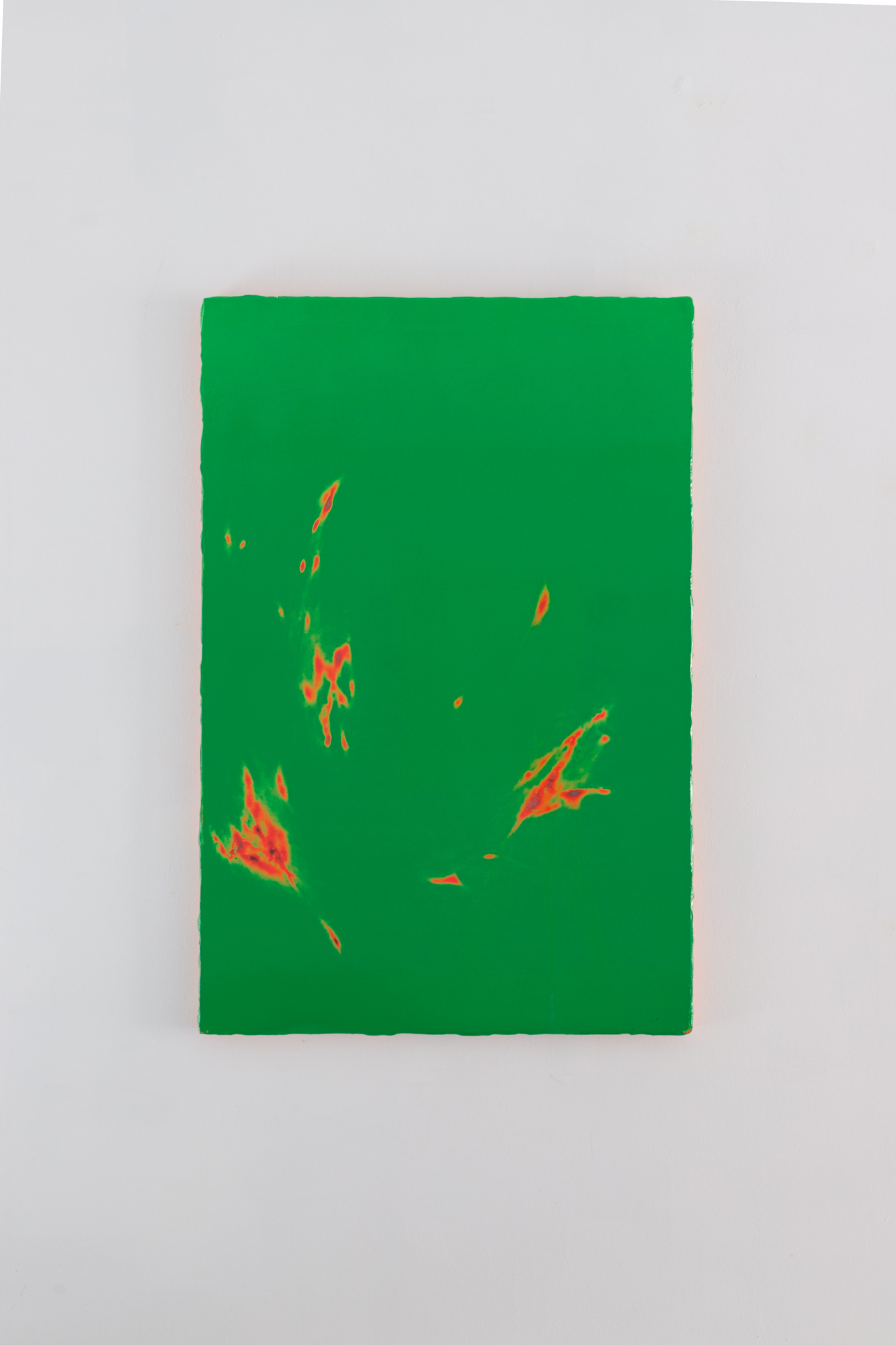 Techno-Bild (*2)(2024). Lacquer and clear coat on wood. 120 x 80 cm
