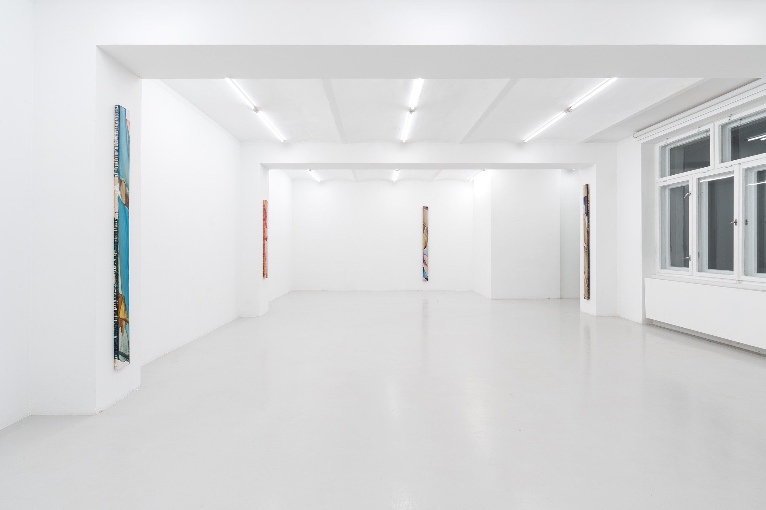 Markus Saile, "Pipes" at galeria skala, exhibition view.