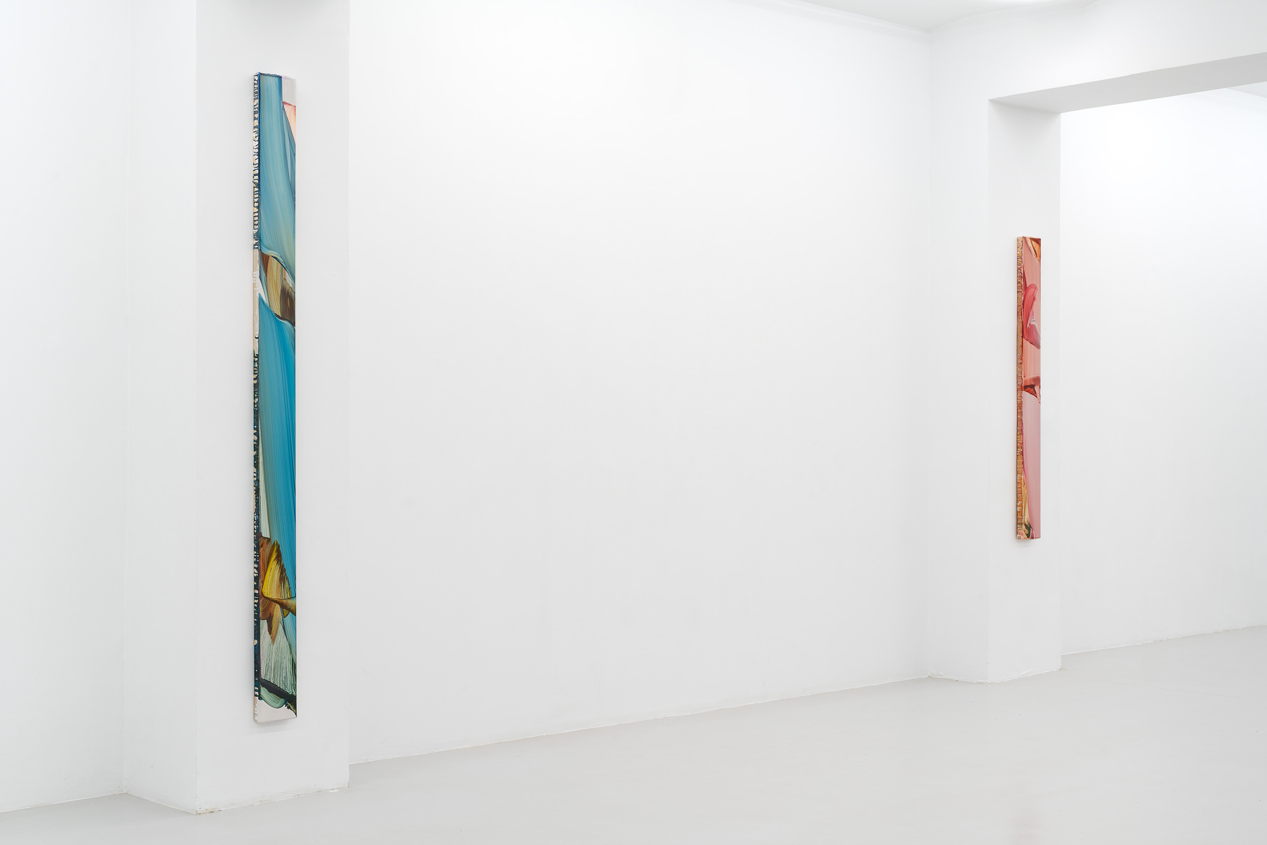 Markus Saile, "Pipes" at galeria skala, exhibition view.