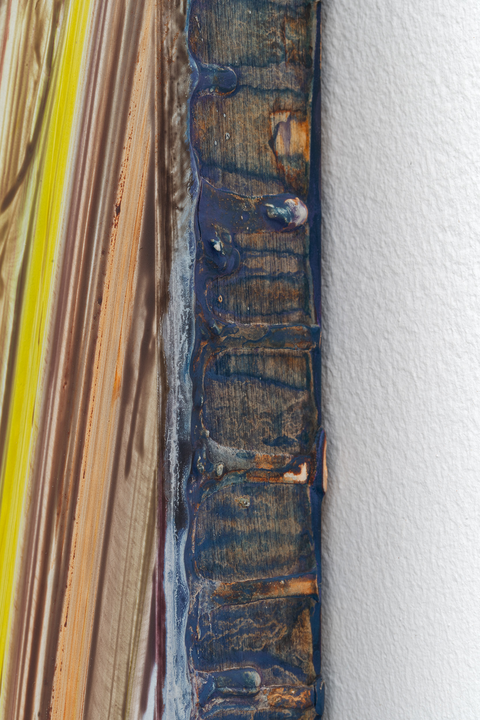 Markus Saile, "Pipes" at galeria skala, exhibition view detail.