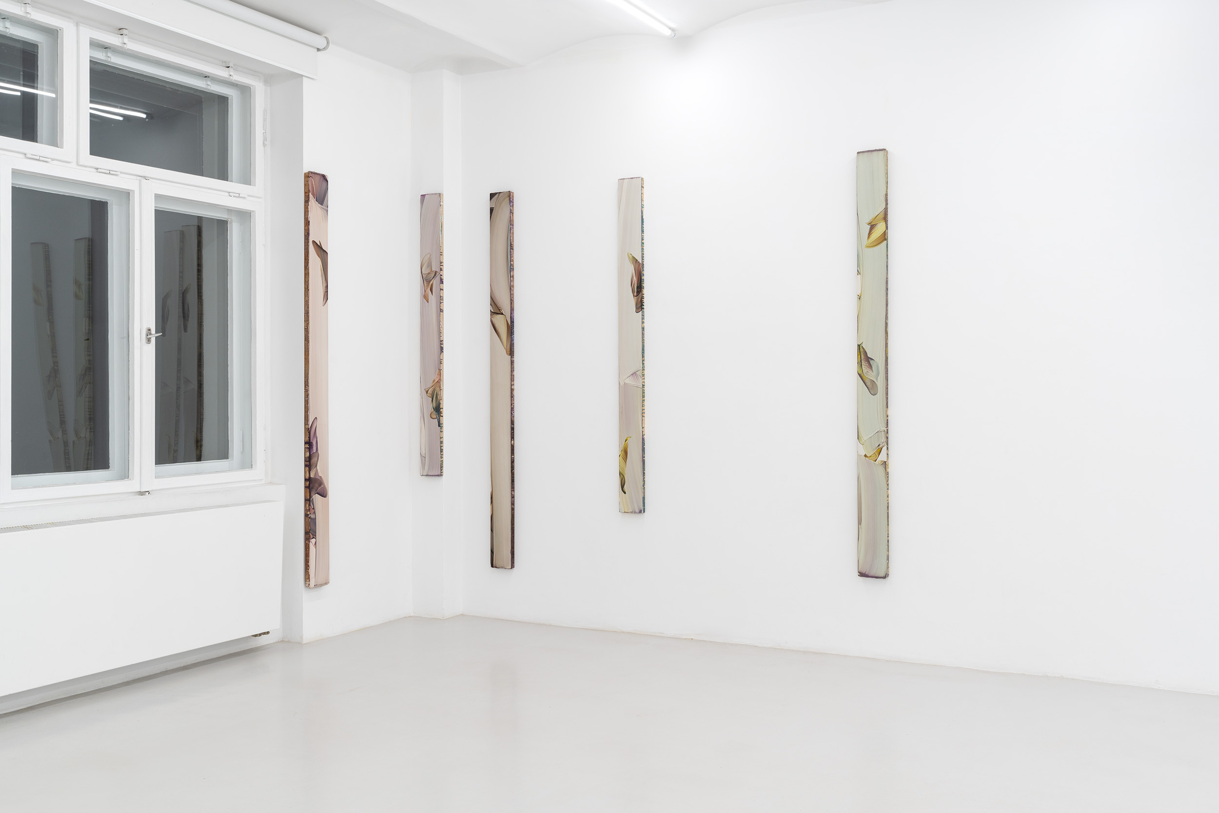 Markus Saile, "Pipes" at galeria skala, exhibition view.