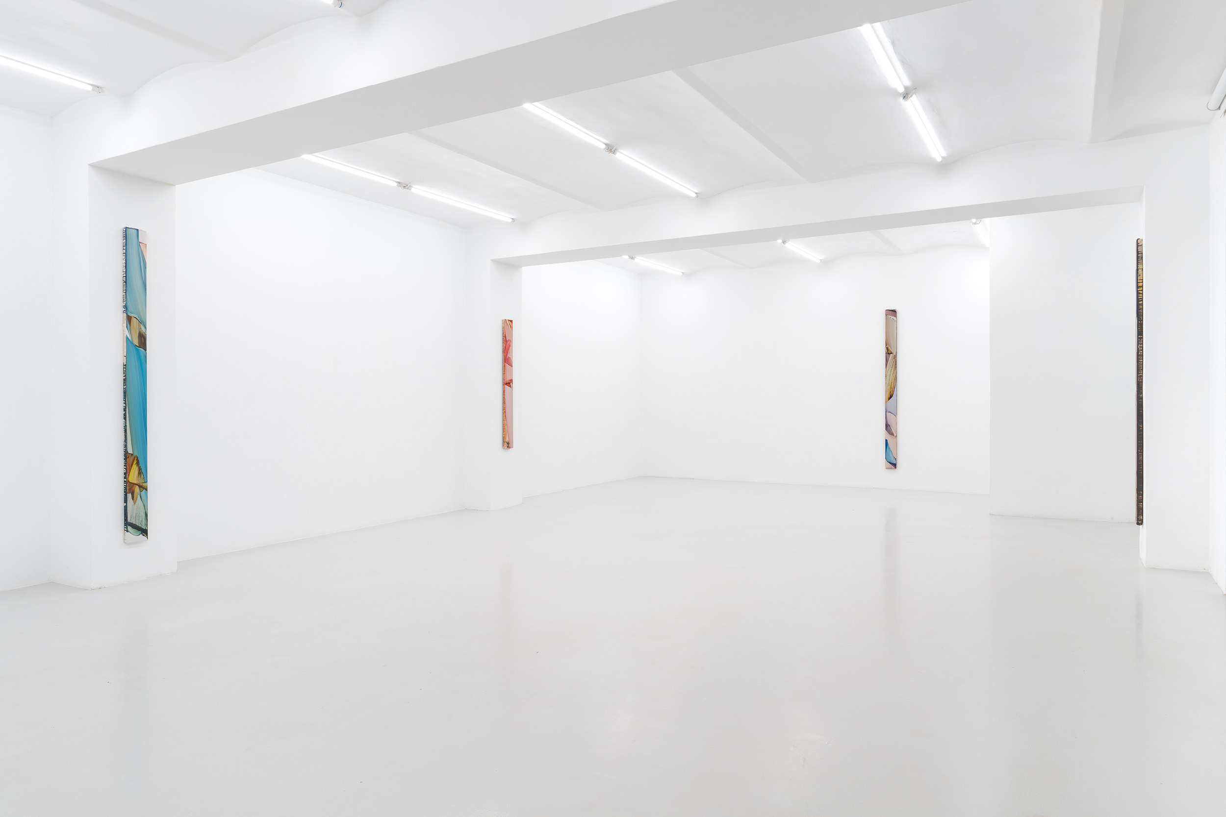 Markus Saile, "Pipes" at galeria skala, exhibition view.
