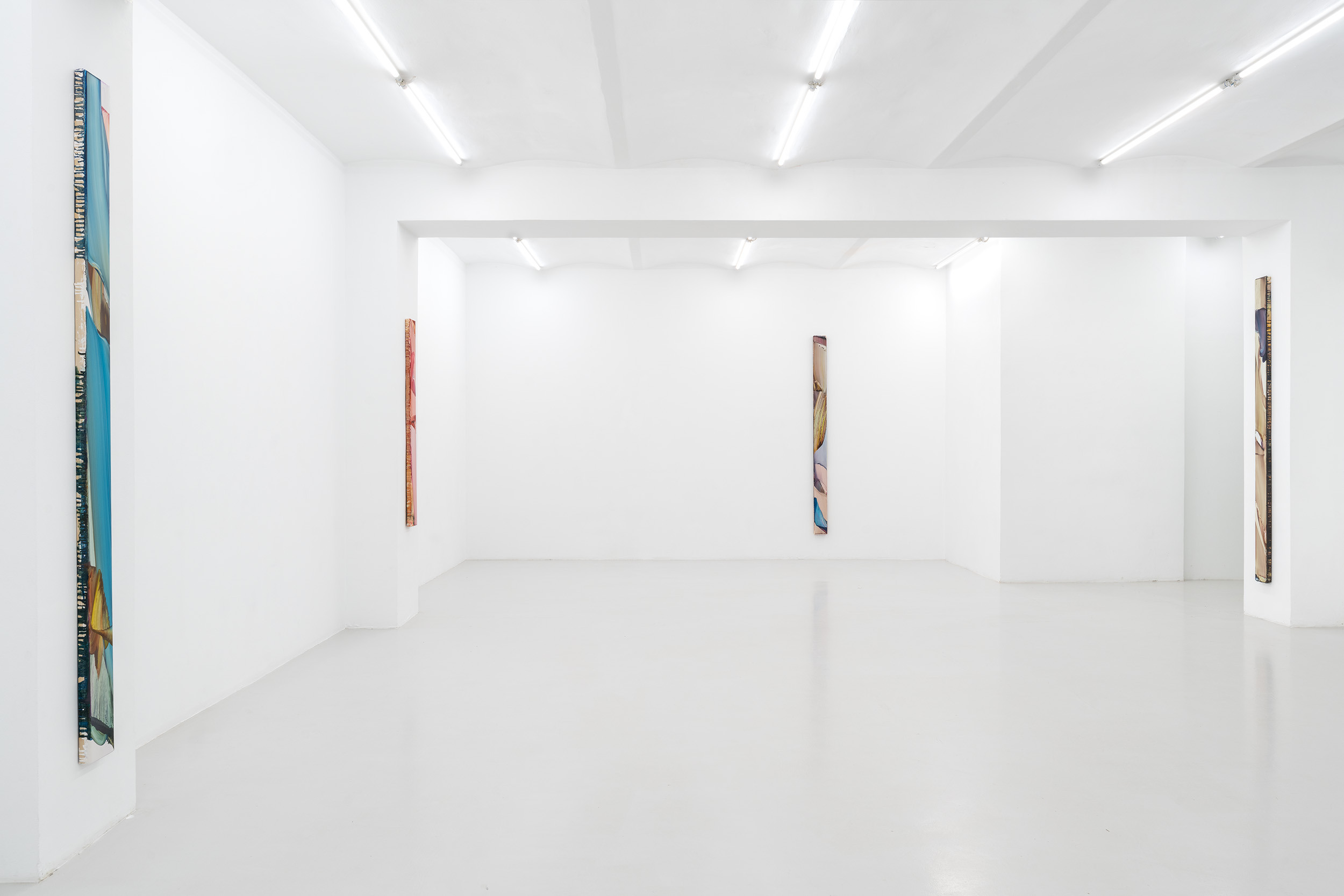 Markus Saile, "Pipes" at galeria skala, exhibition view.