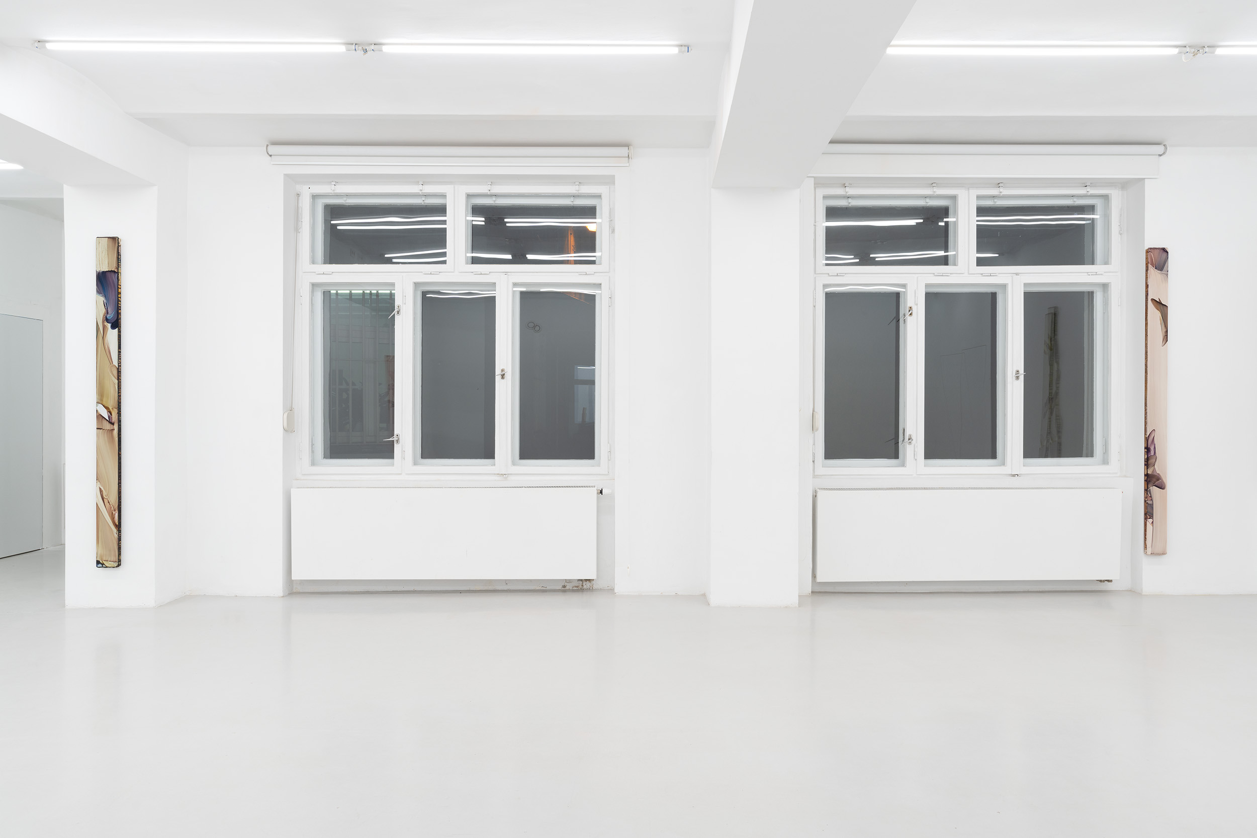 Markus Saile, "Pipes" at galeria skala, exhibition view.