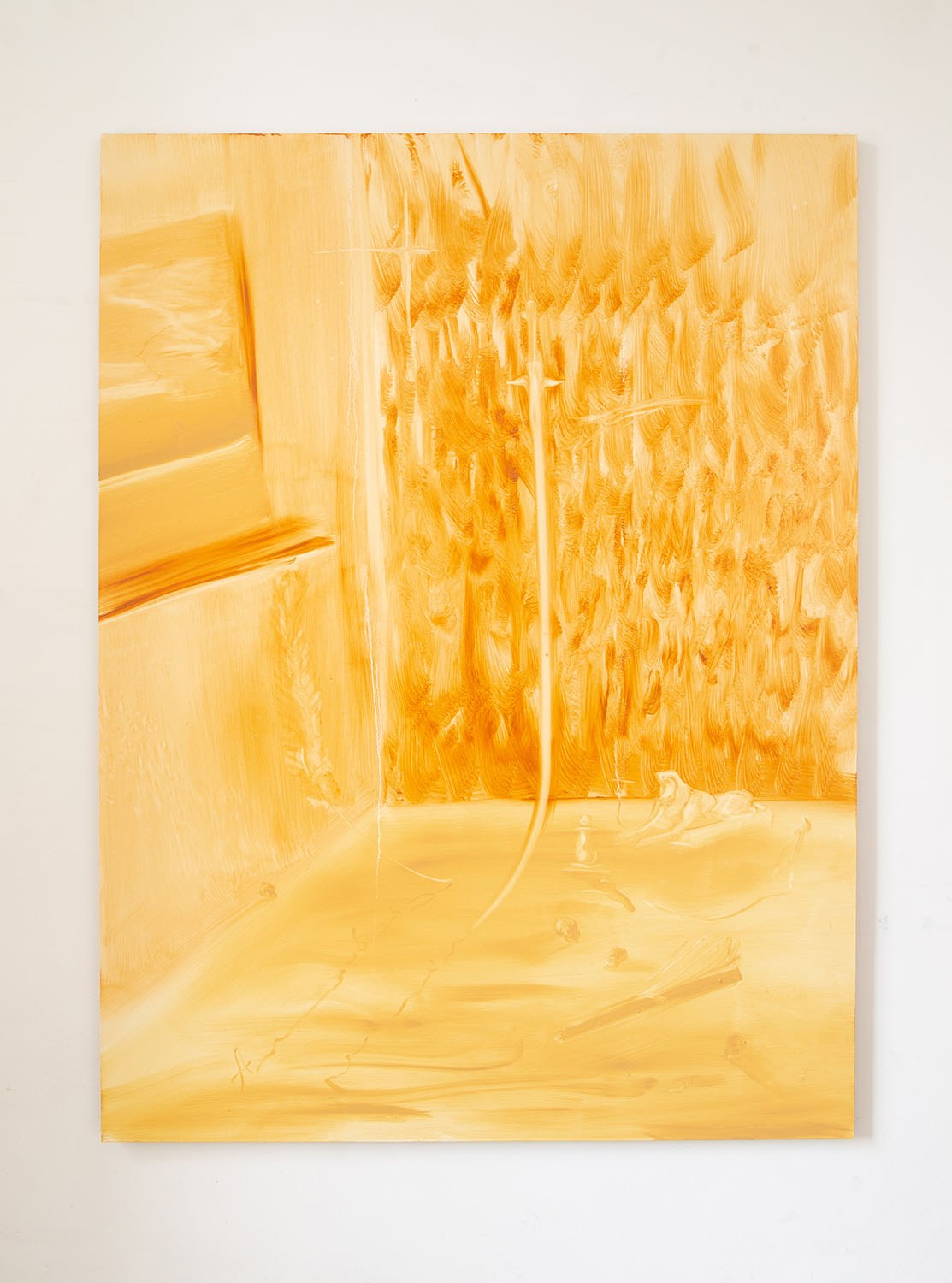Amelia Woroszyl, Duel,  oil on canvas, 150x110cm, 2024