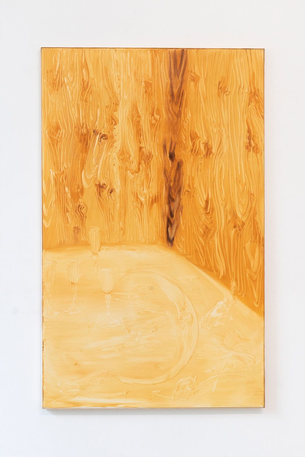 Amelia Woroszyl, Guilty Moon, oil on canvas, 110x66cm, 2024