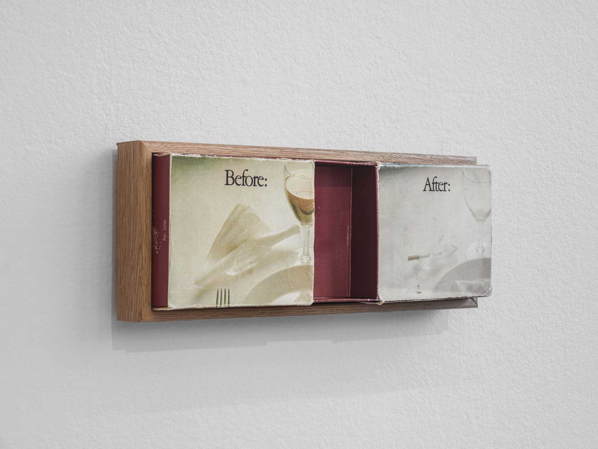 Before / After, 2024 30x10x5 cm, Cardboard, MFD