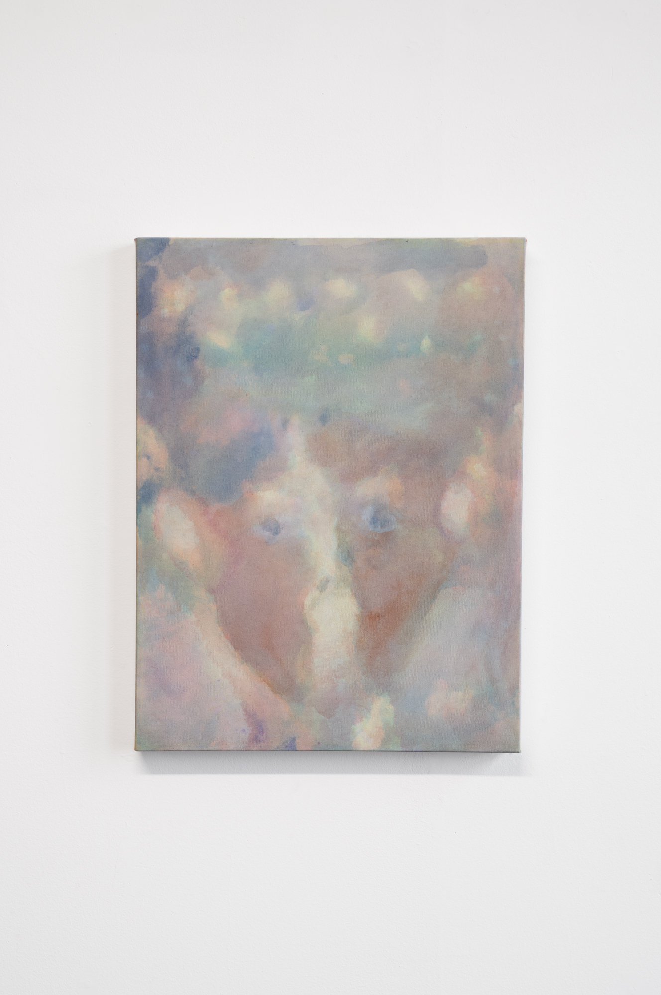Fiona Ruth, L’homme qui souffre ne parle pas (2024) Acrylic on canvas 18 x 24 inches