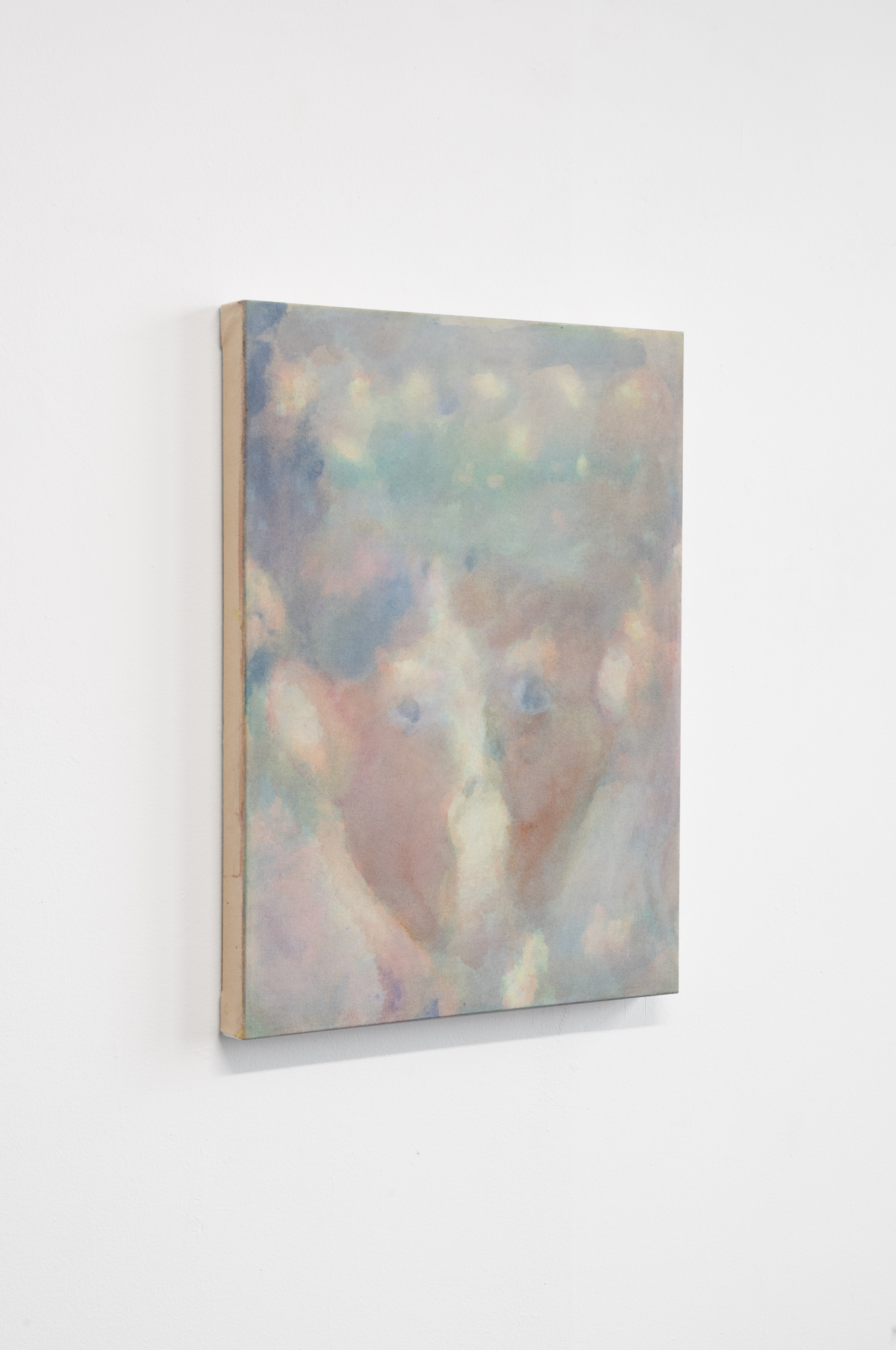Fiona Ruth, L’homme qui souffre ne parle pas (2024) Acrylic on canvas 18 x 24 inches