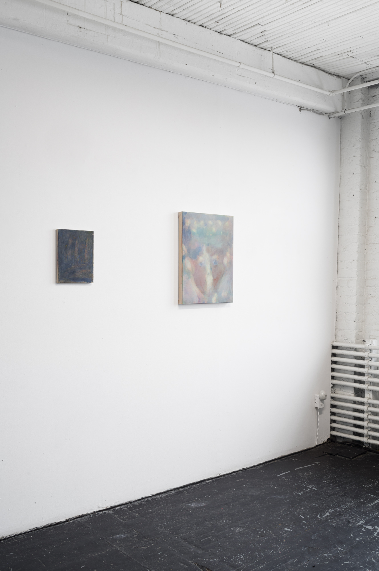 Fiona Ruth, L'homme qui souffre ne parle pas (2024) and Jeremy Richer Légaré, Winter Field (2024)