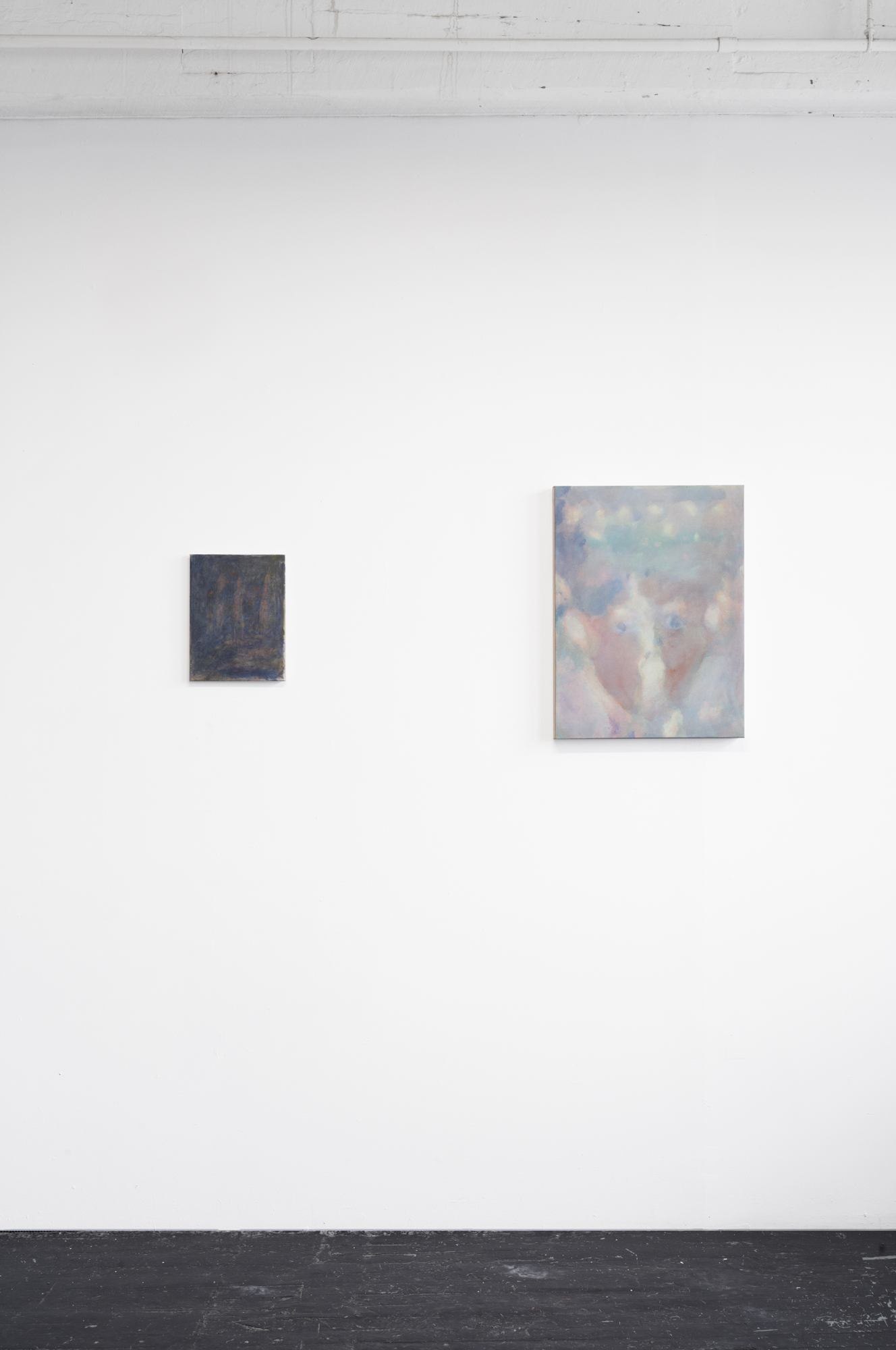 Fiona Ruth, L'homme qui souffre ne parle pas (2024) and Jeremy Richer Légaré, Winter Field (2024)