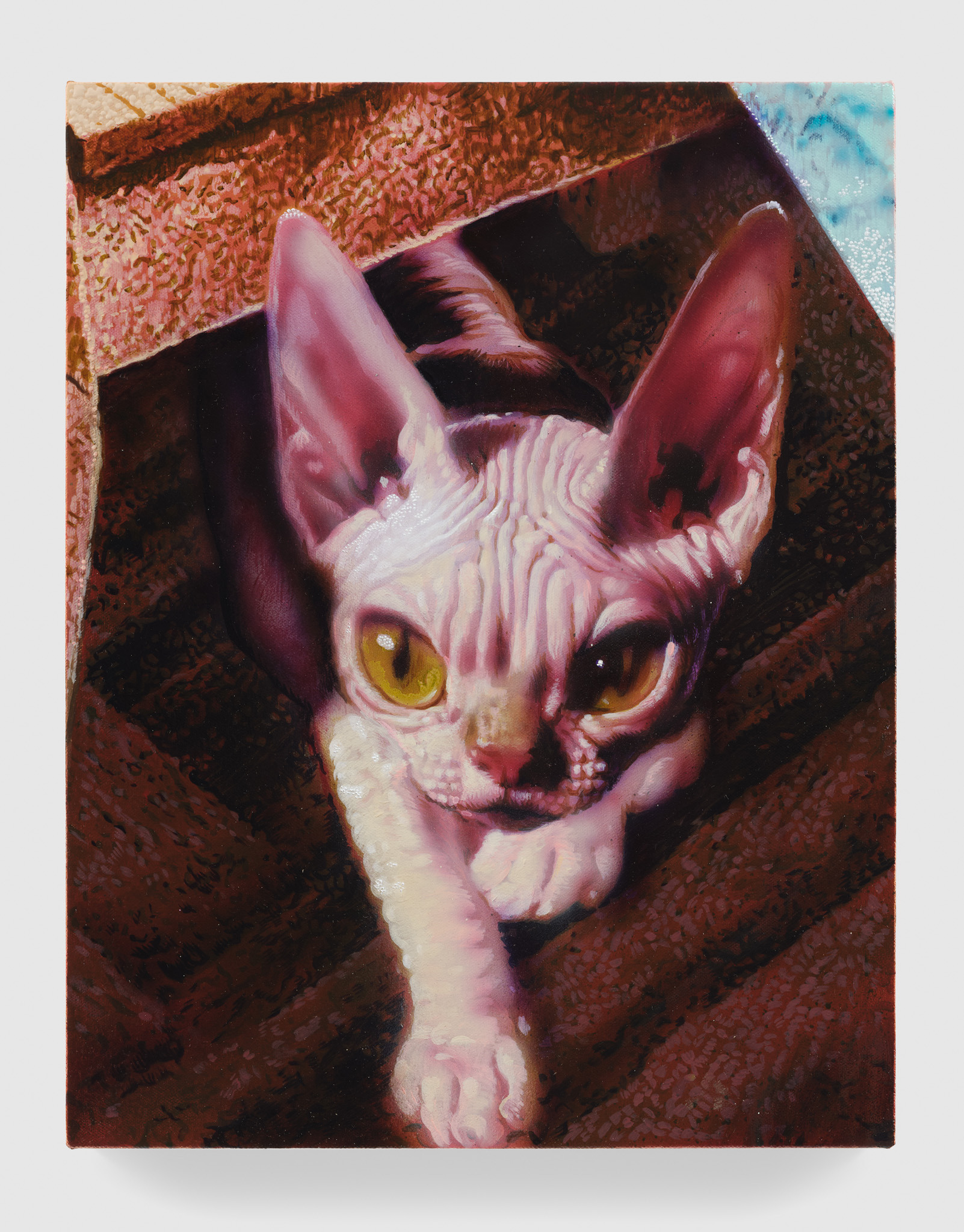 Tim Brawner, Ichy, 2024, Acrylic on canvas, 18 x 14 in / 45.72 x 35.56 cm. Courtesy of the artist and Management, New York. Photography by installshots.art