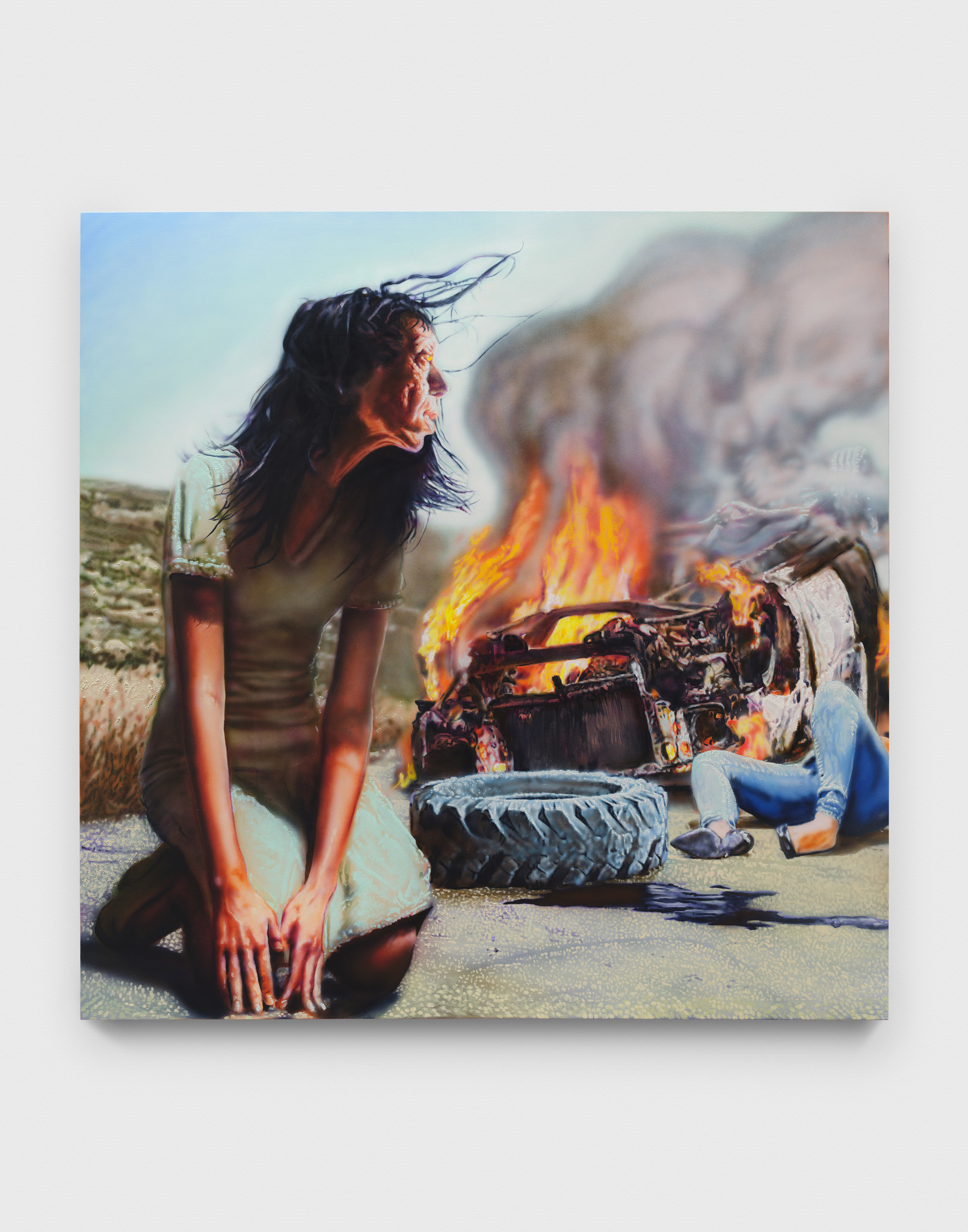 Tim Brawner, Sybil, 2024, Acrylic on canvas, 60 x 60 in / 152.4 x 152.4 cm. Courtesy of the artist and Management, New York. Photography by installshots.art