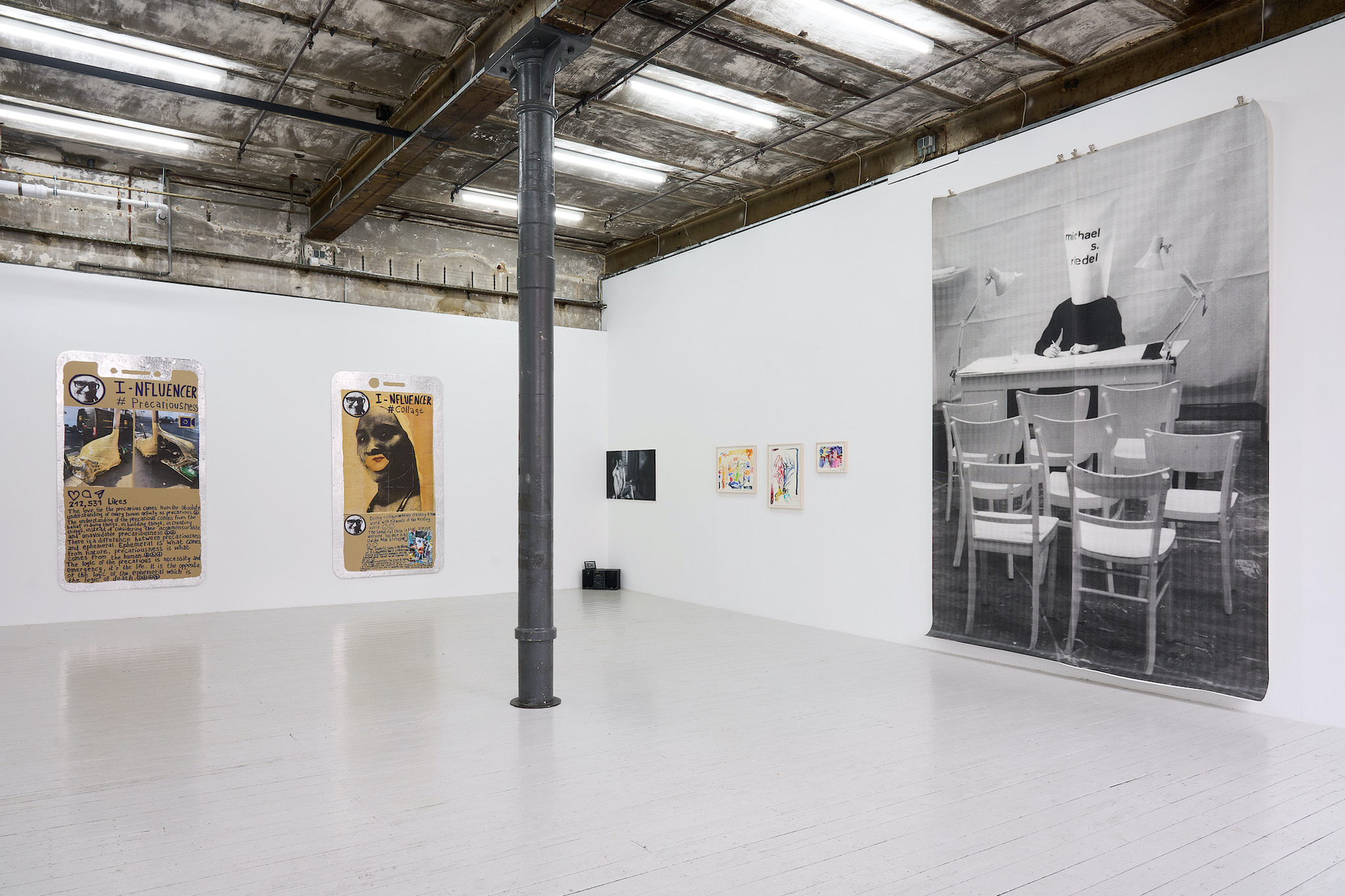 Installation view: "Saving Private Mythologies", galerie intershop, Leipzig