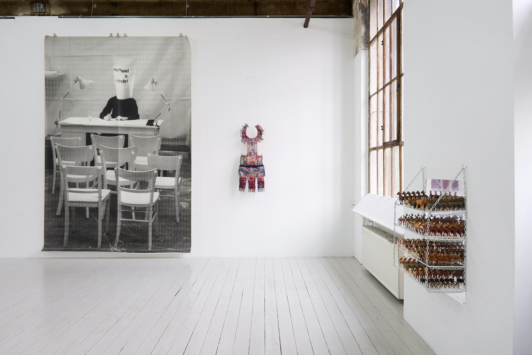 Installation view: "Saving Private Mythologies", galerie intershop, Leipzig