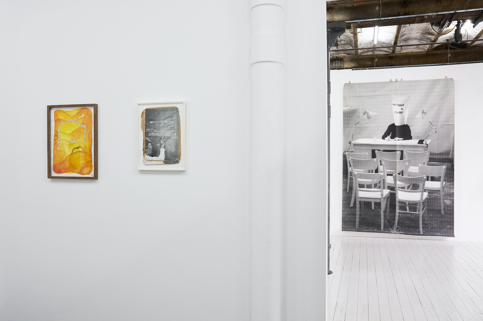 Installation view: "Saving Private Mythologies", galerie intershop, Leipzig