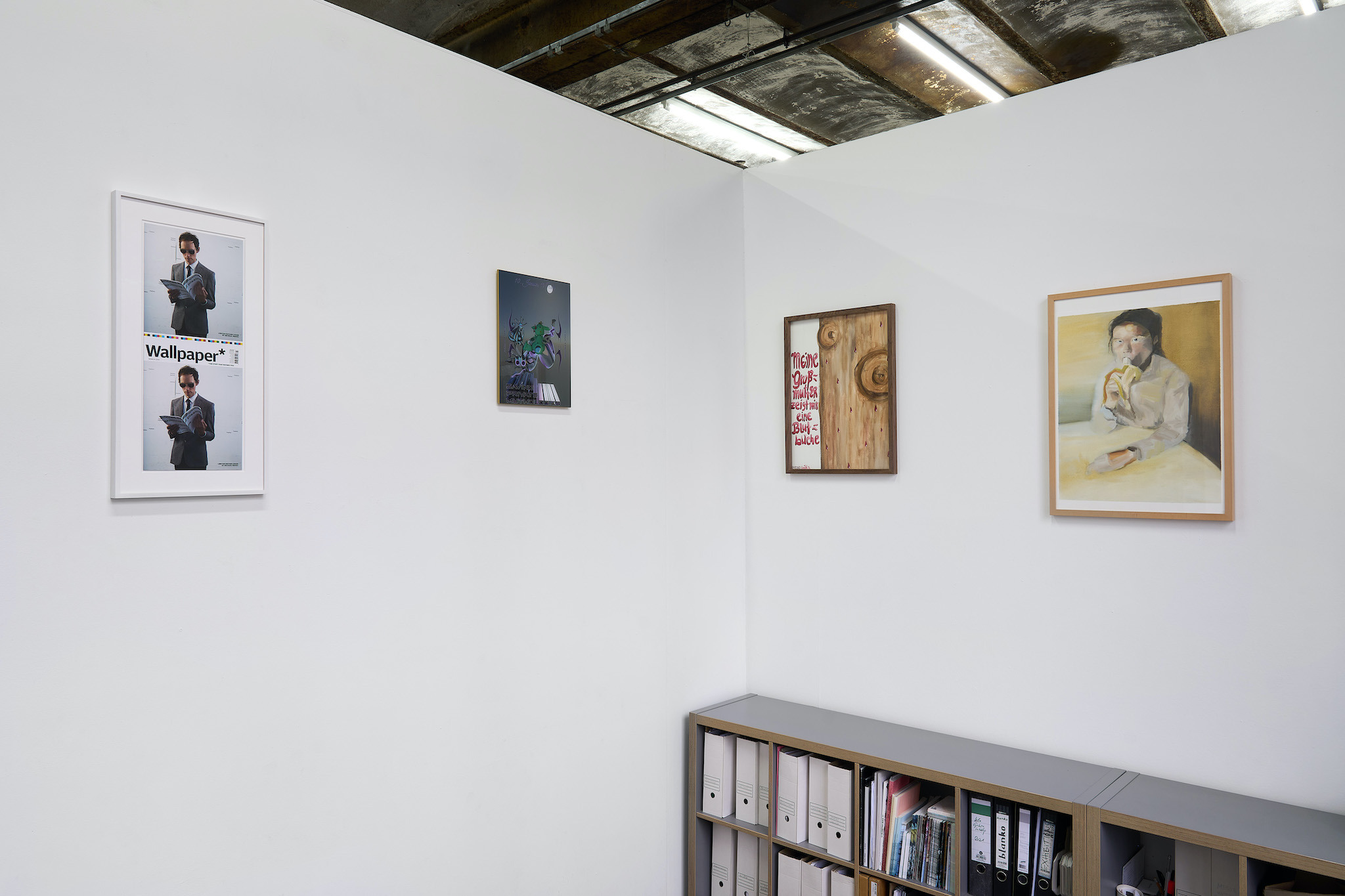 Installation view: "Saving Private Mythologies", galerie intershop, Leipzig