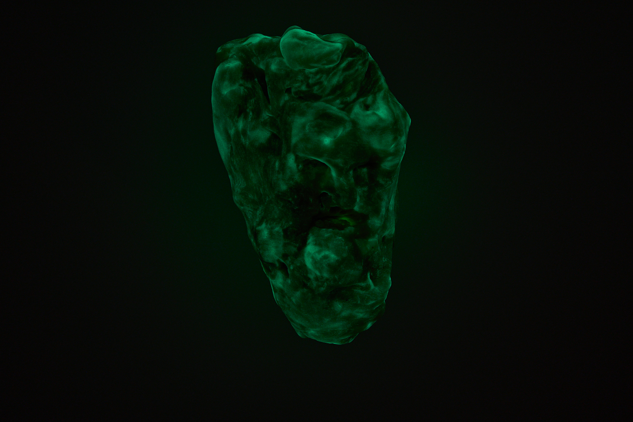 'In a tuber hidden soulâ (1), 2025, polycaprolactone, 17x10x7cm