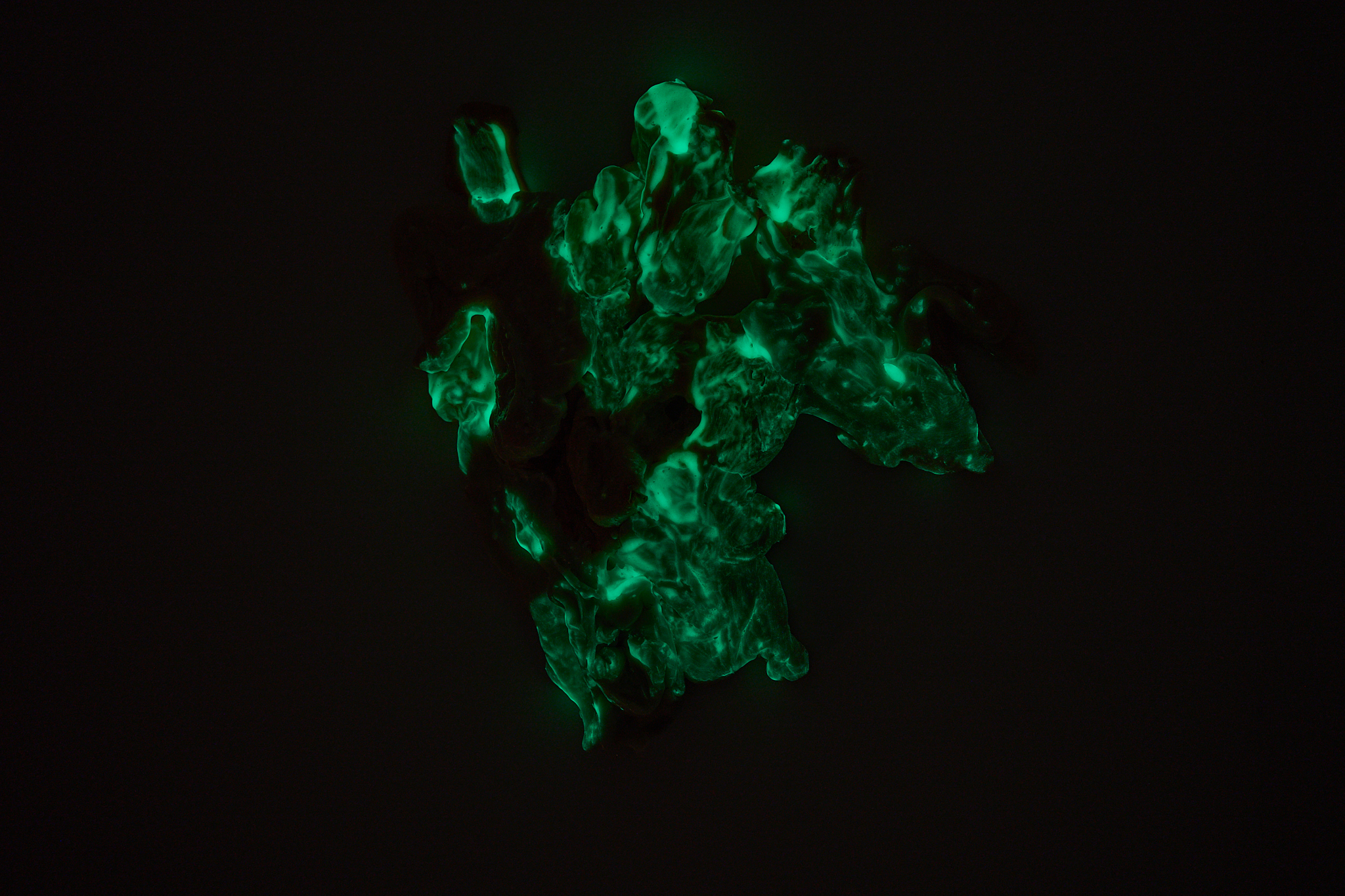 'What Lies Beneath the Sheetâ, 2025, polycaprolactone, 39x37cm