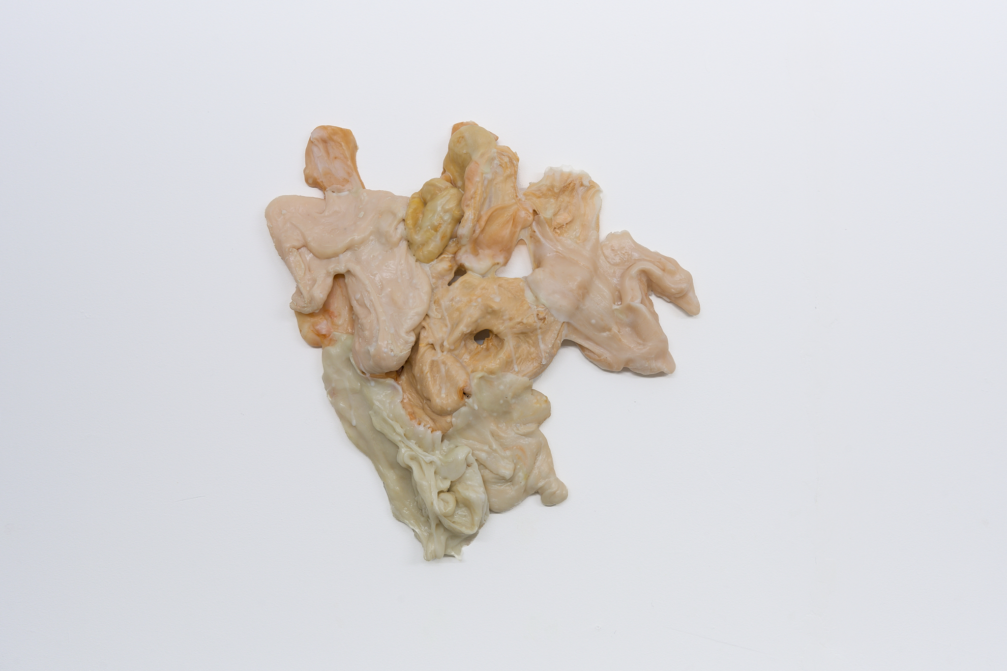 âWhat Lies Beneath the Sheetâ, 2025, polycaprolactone, 39x37cm