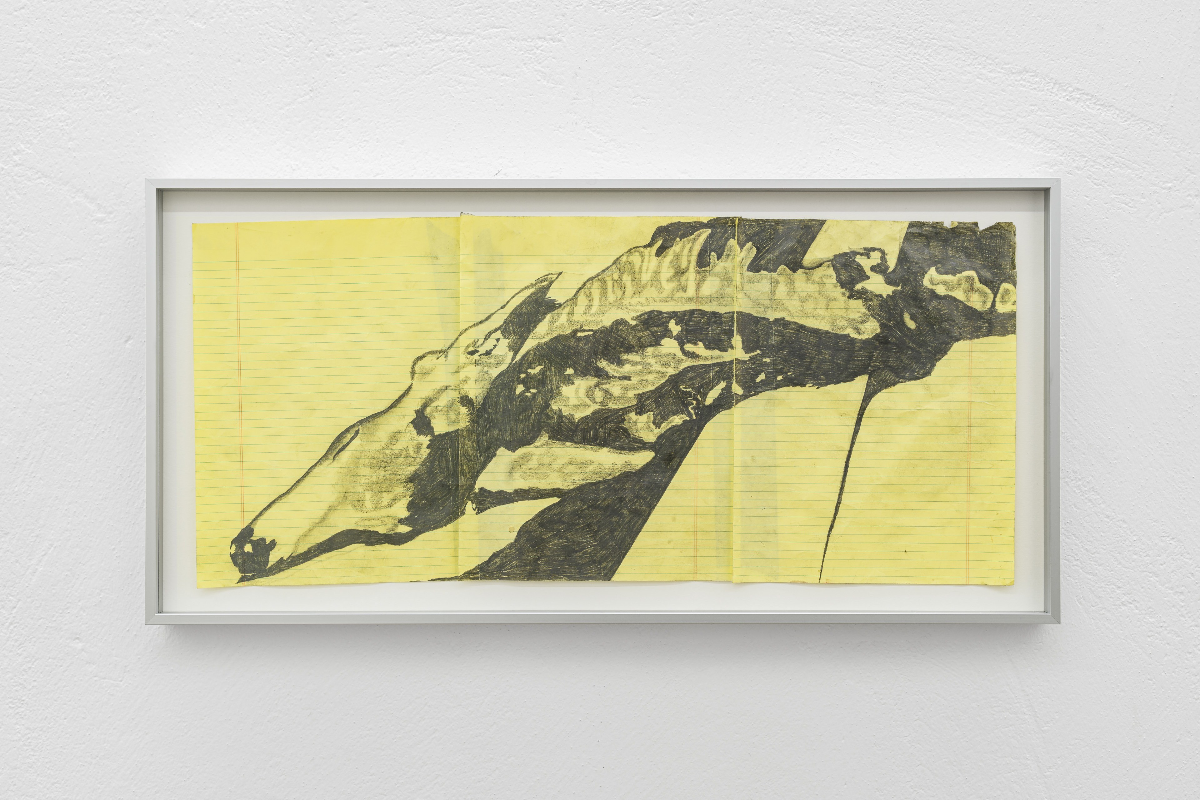 Bri Williams, Untitled (A million roses), 2024 Mechanical pencil on paper, 69x34x4 cm, 27x13x1.5 in