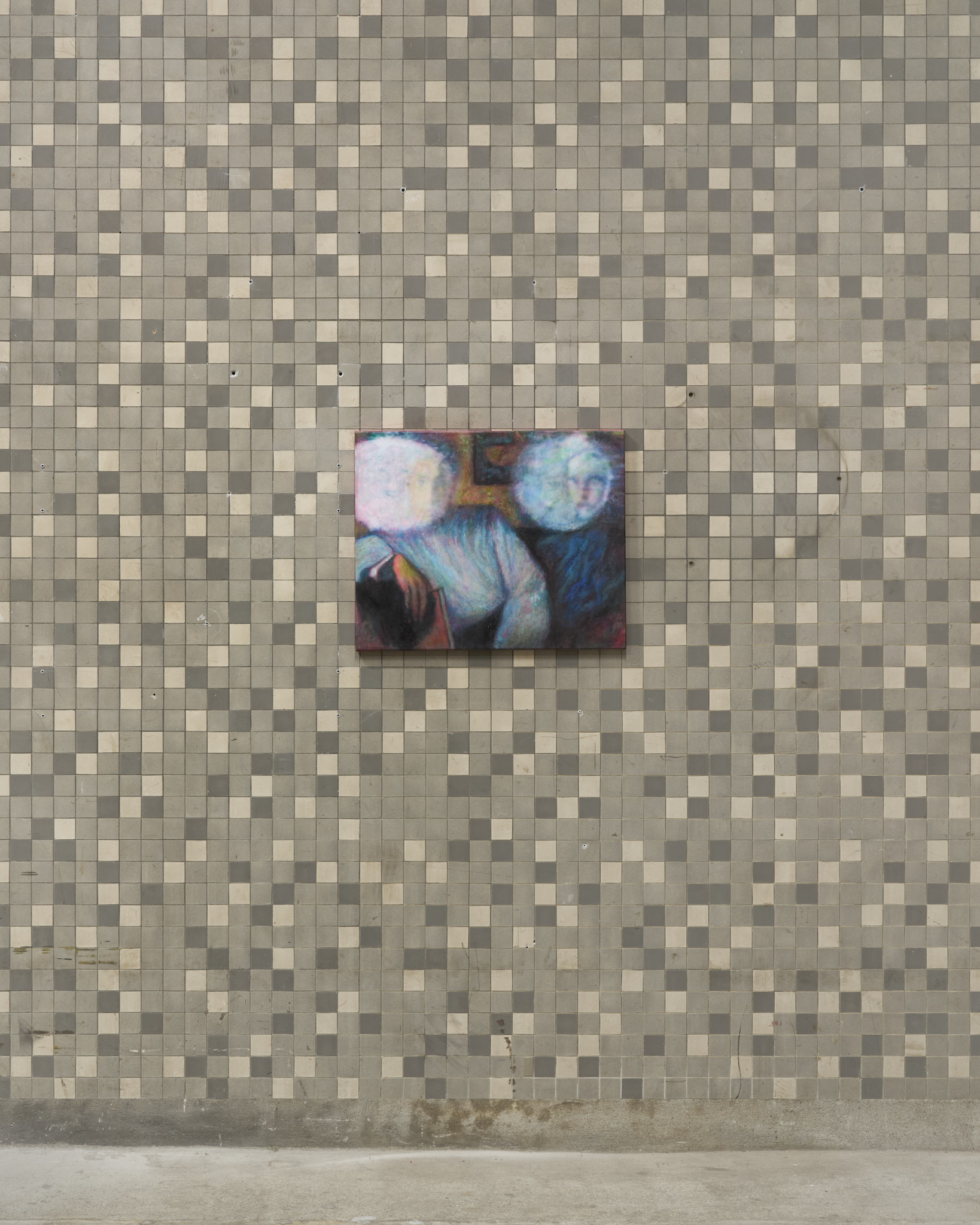 Boris and Alexander, Mixed media on canvas. 53 x 64 cm