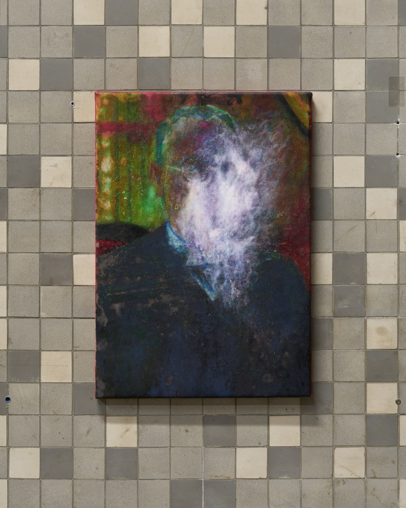 Untitled, Mixed media on canvas. 48 x 34 cm