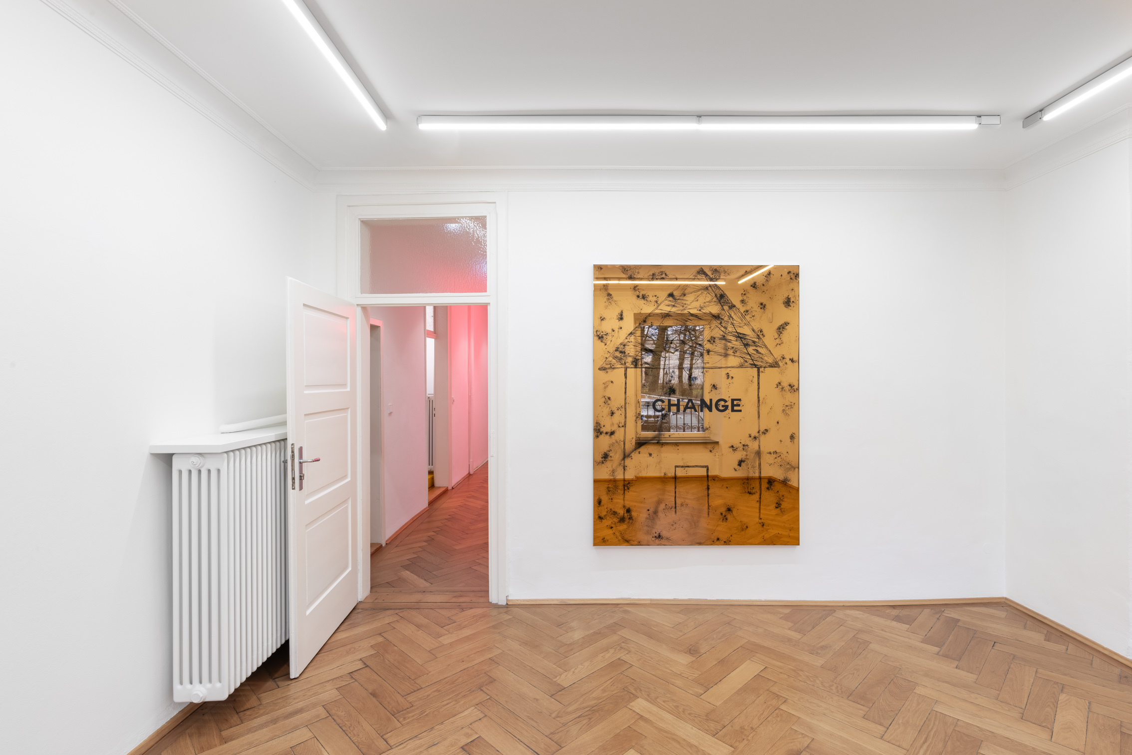 Installation view, Olga Migliaressi-Phoca: DIRTY DANCING, Britta Rettberg Munich, 2025.